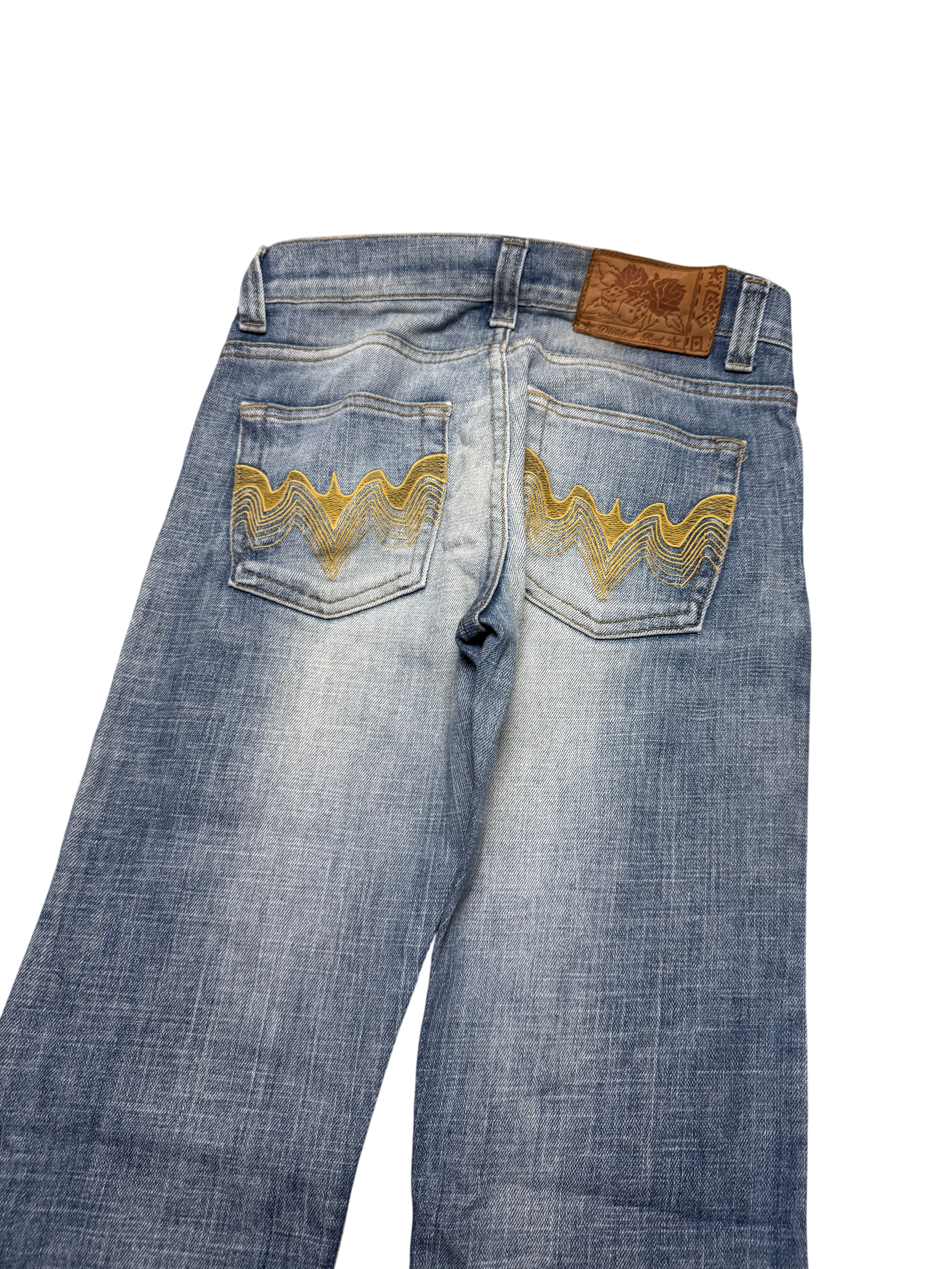 Y2K BOOTCUT WOMEN LOW WAIST JEANS (633)