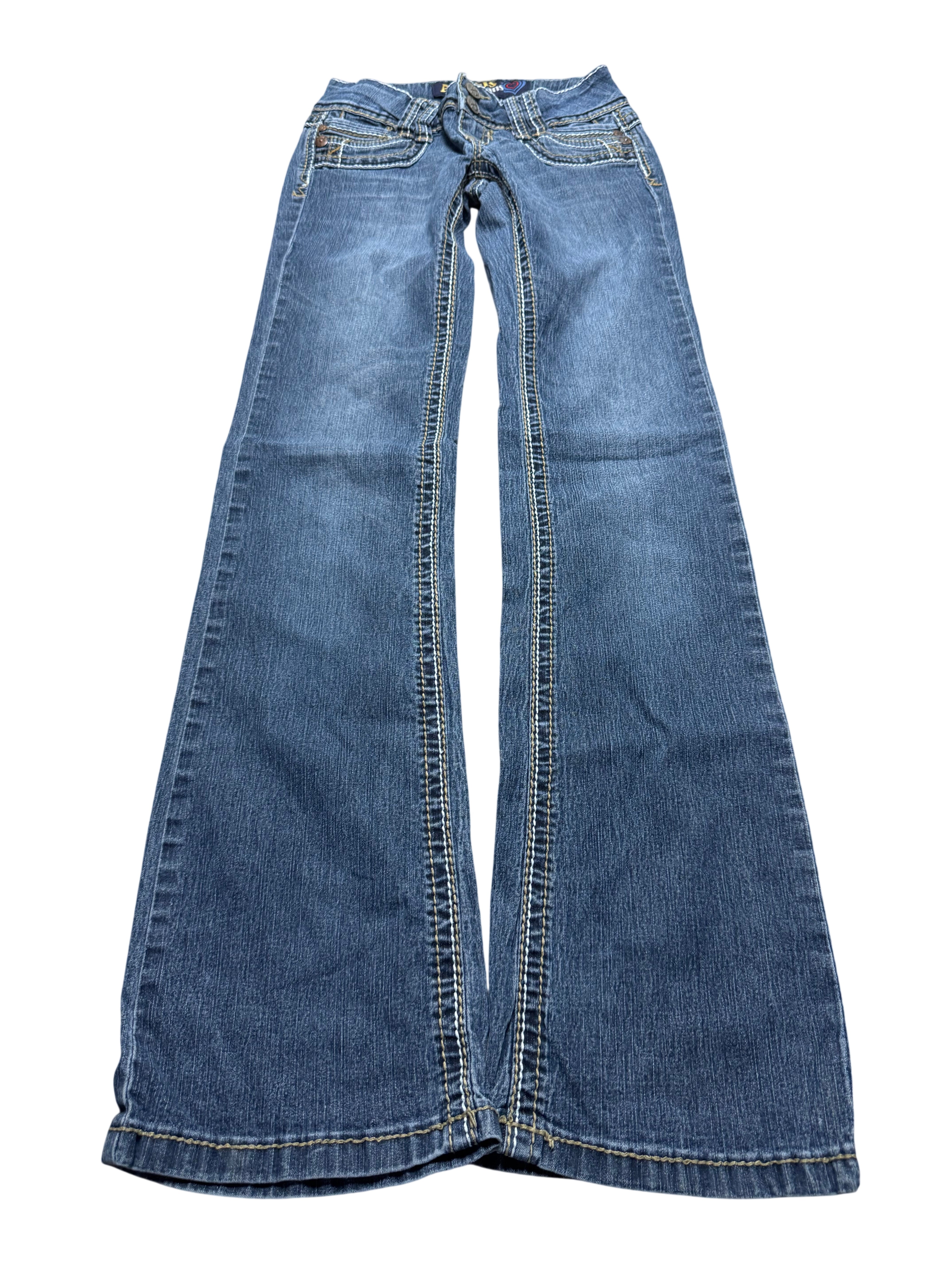 Y2K BOOTCUT WOMEN LOW WAIST JEANS (634)