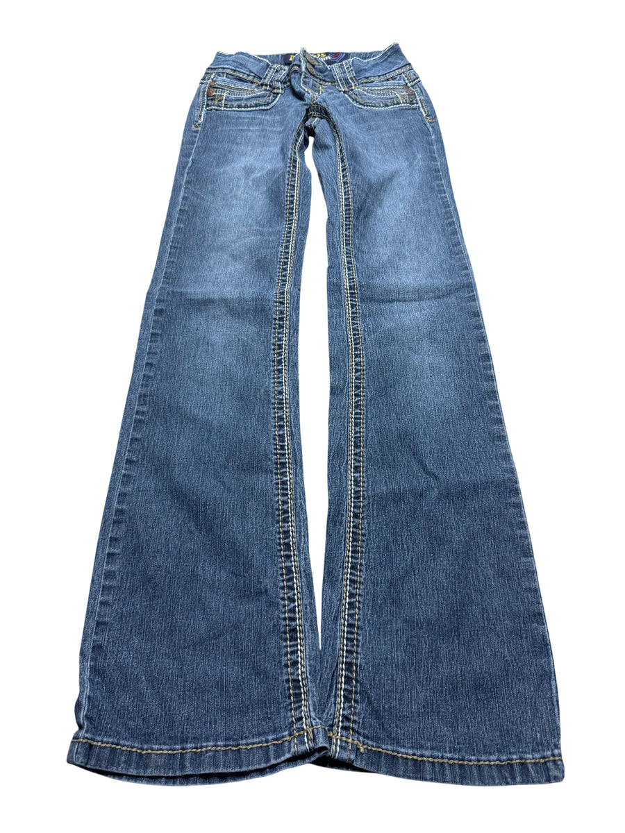 Y2K BOOTCUT WOMEN LOW WAIST JEANS (634)