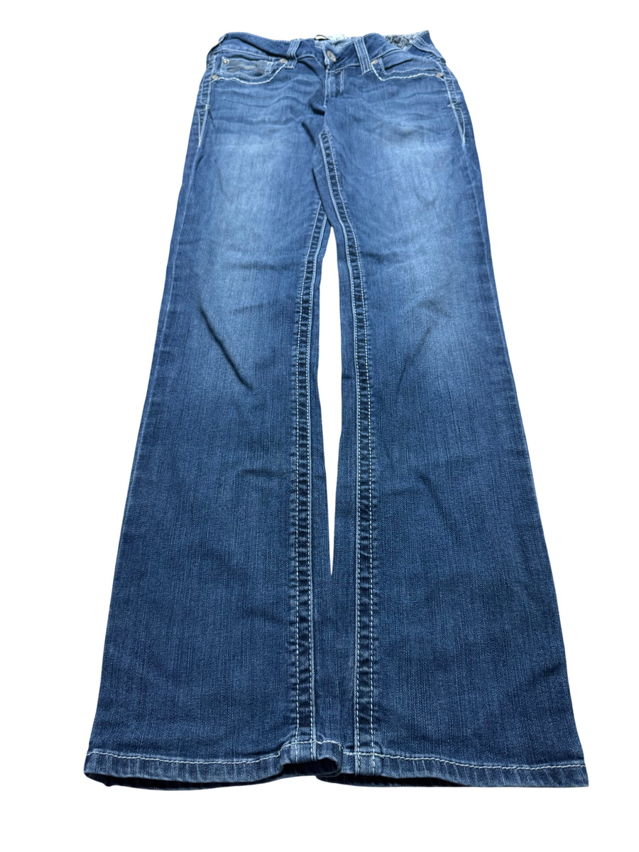 Y2K BOOTCUT WOMEN LOW WAIST JEANS (636)