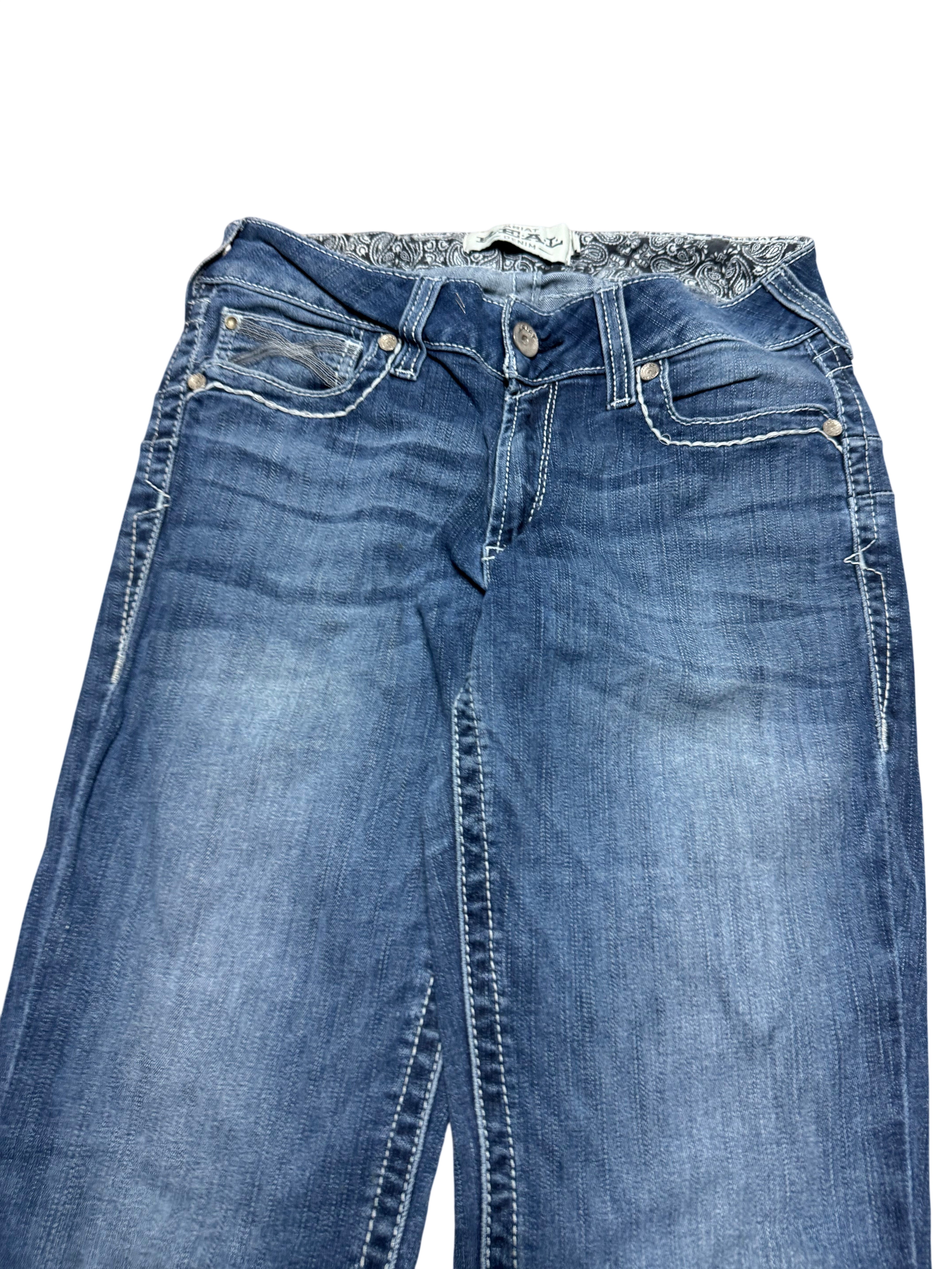 Y2K BOOTCUT WOMEN LOW WAIST JEANS (636)