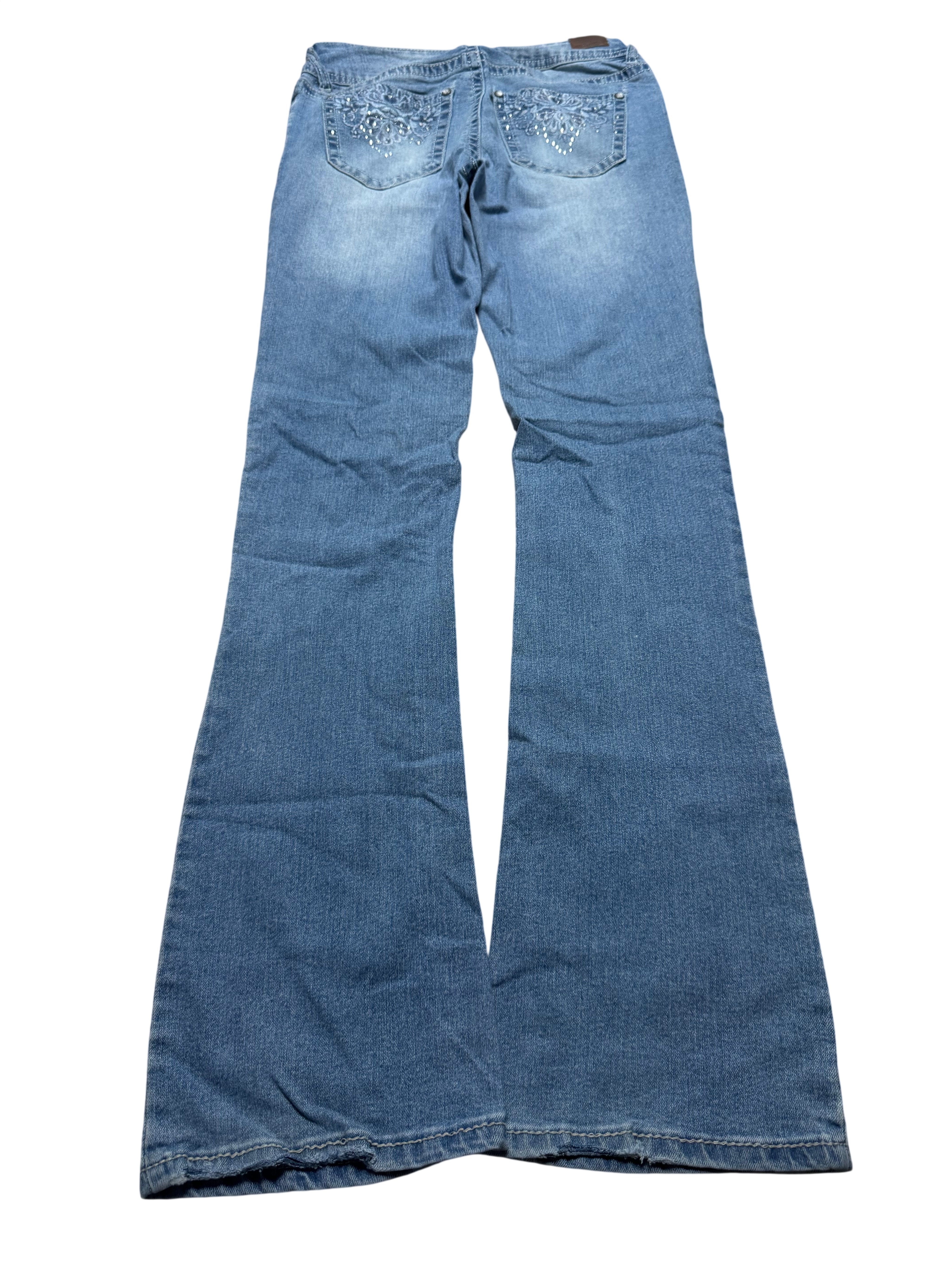 Y2K BOOTCUT WOMEN LOW WAIST JEANS (637)