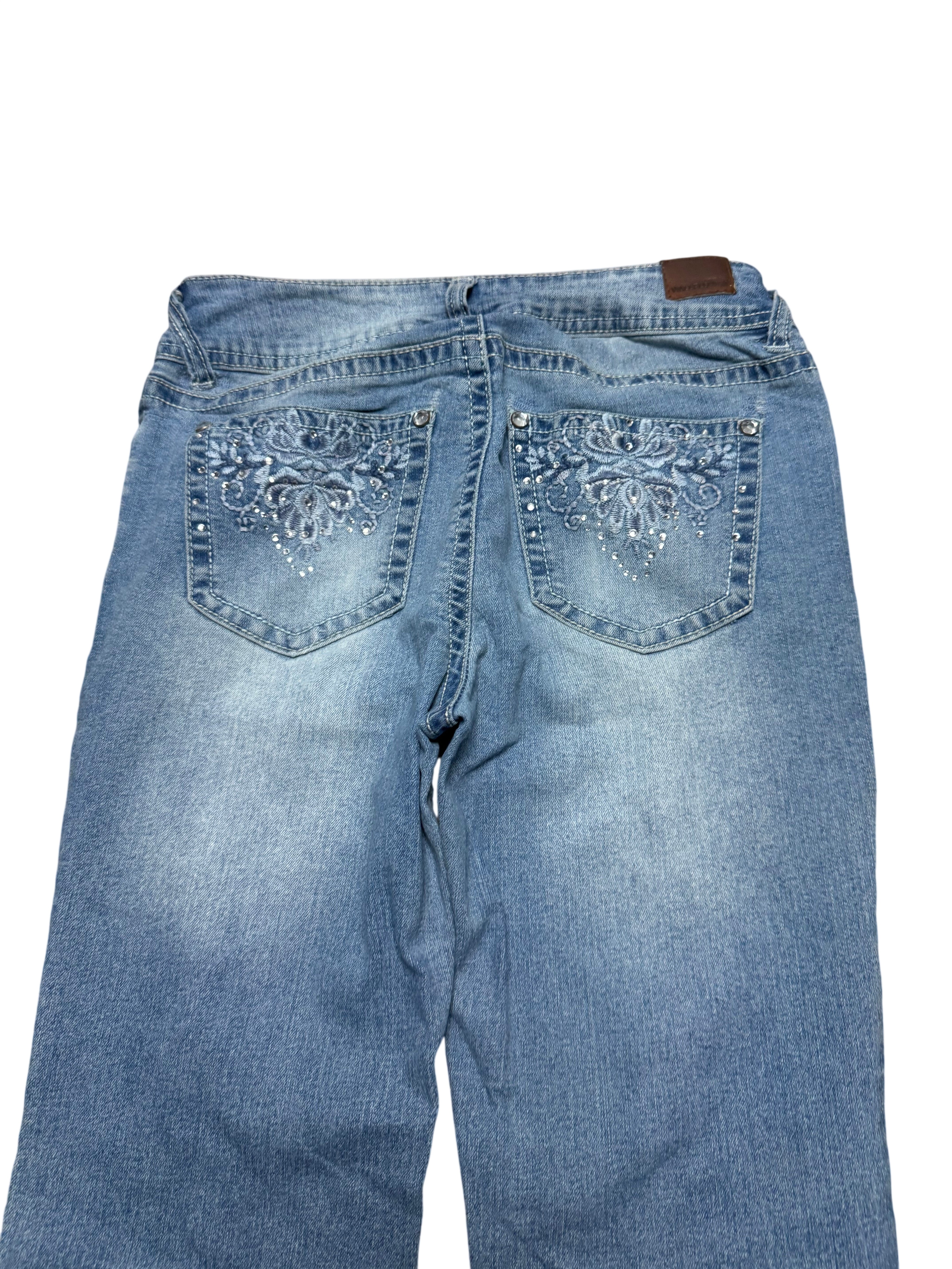 Y2K BOOTCUT WOMEN LOW WAIST JEANS (637)