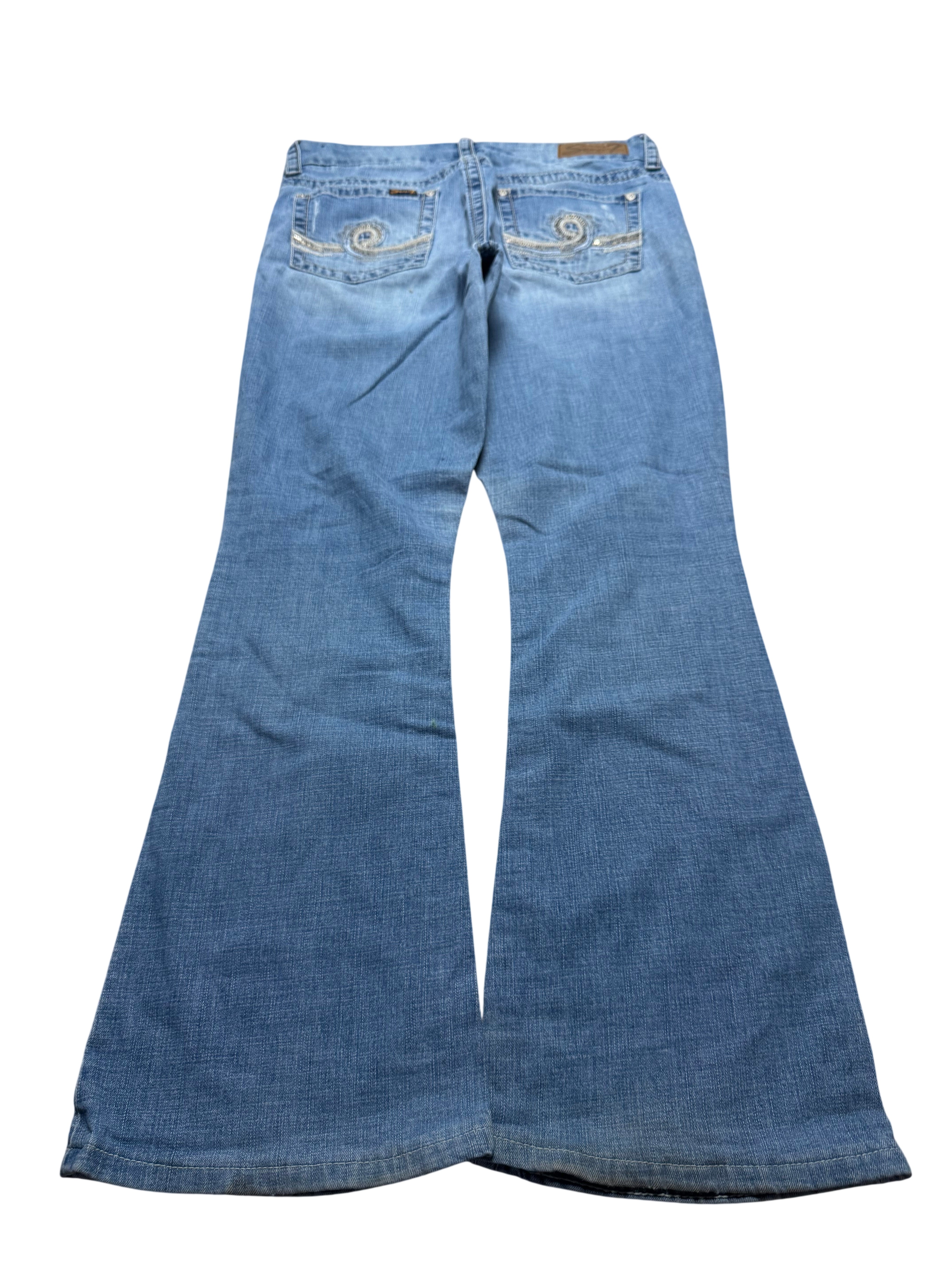 Y2K BOOTCUT WOMEN LOW WAIST JEANS (600)