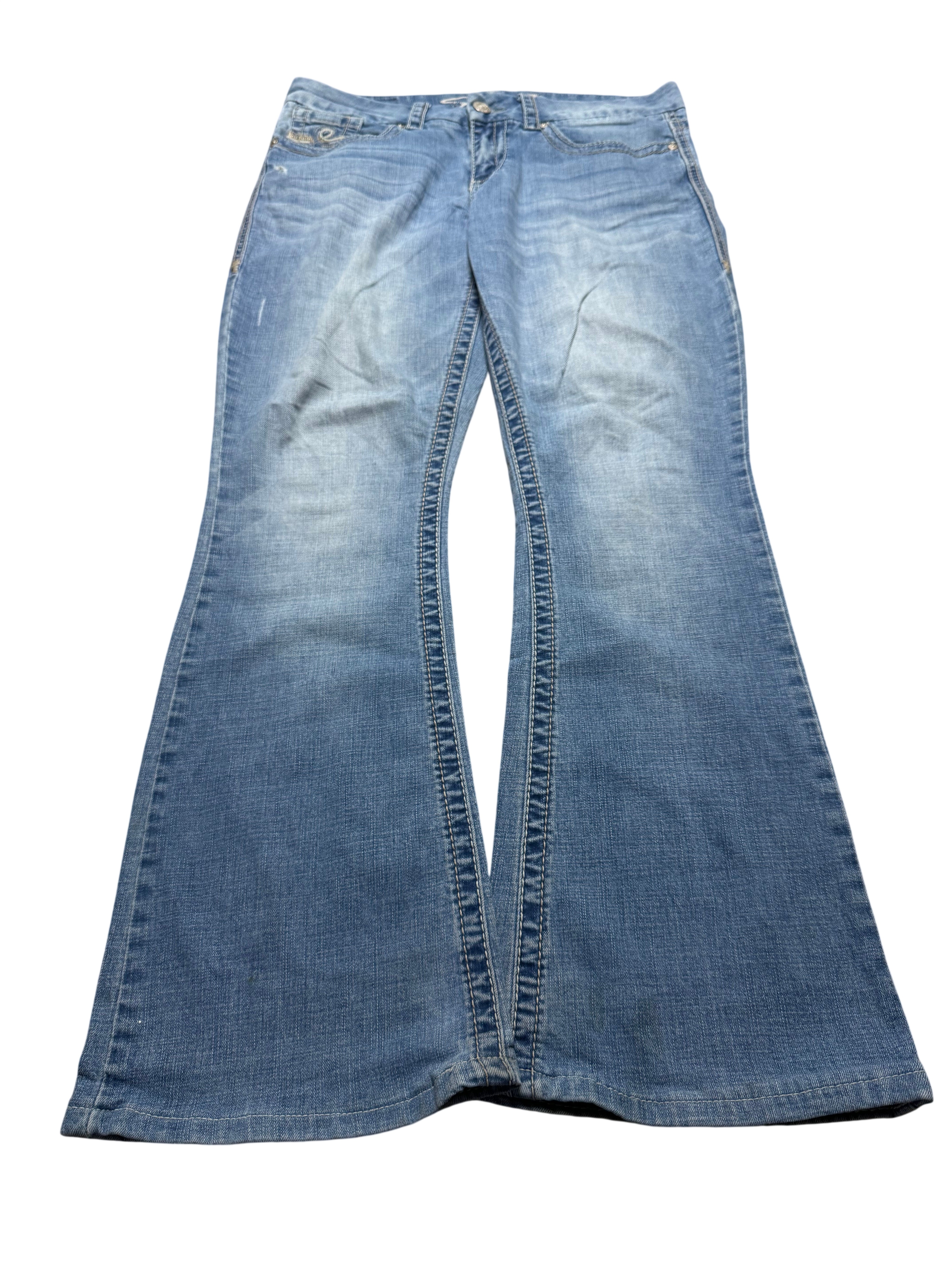 Y2K BOOTCUT WOMEN LOW WAIST JEANS (600)