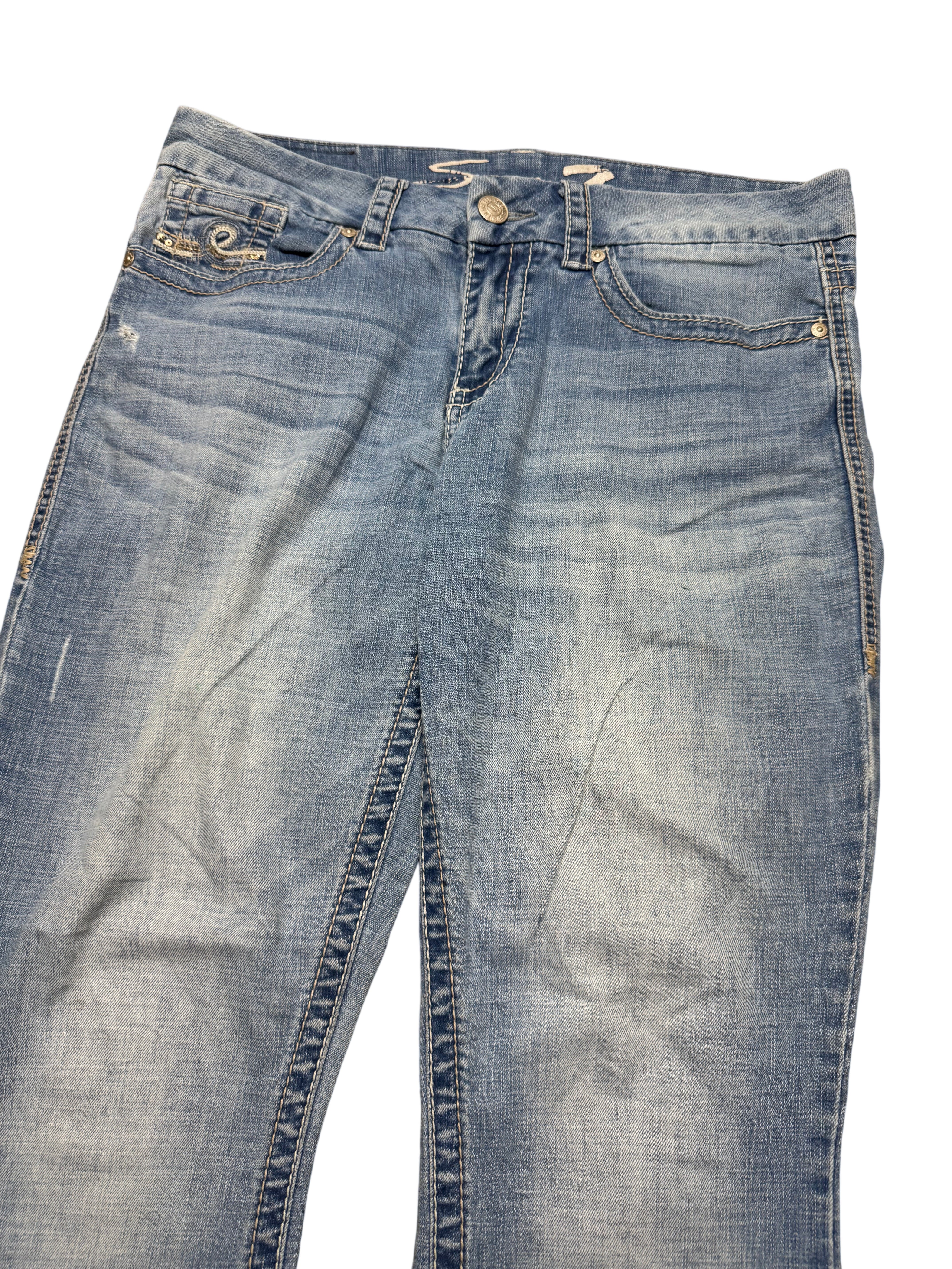Y2K BOOTCUT WOMEN LOW WAIST JEANS (600)