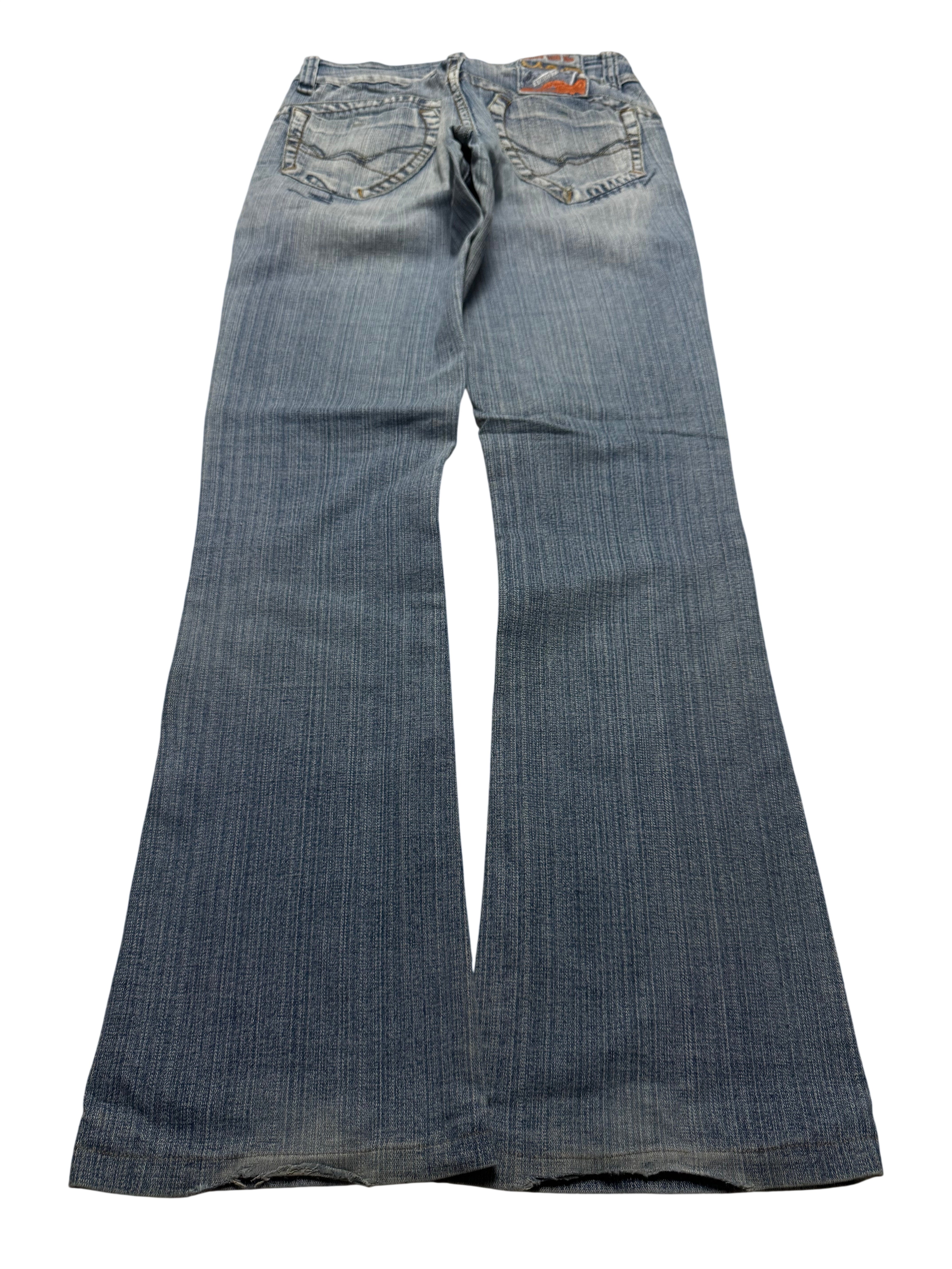 Y2K BOOTCUT WOMEN LOW WAIST JEANS (601)