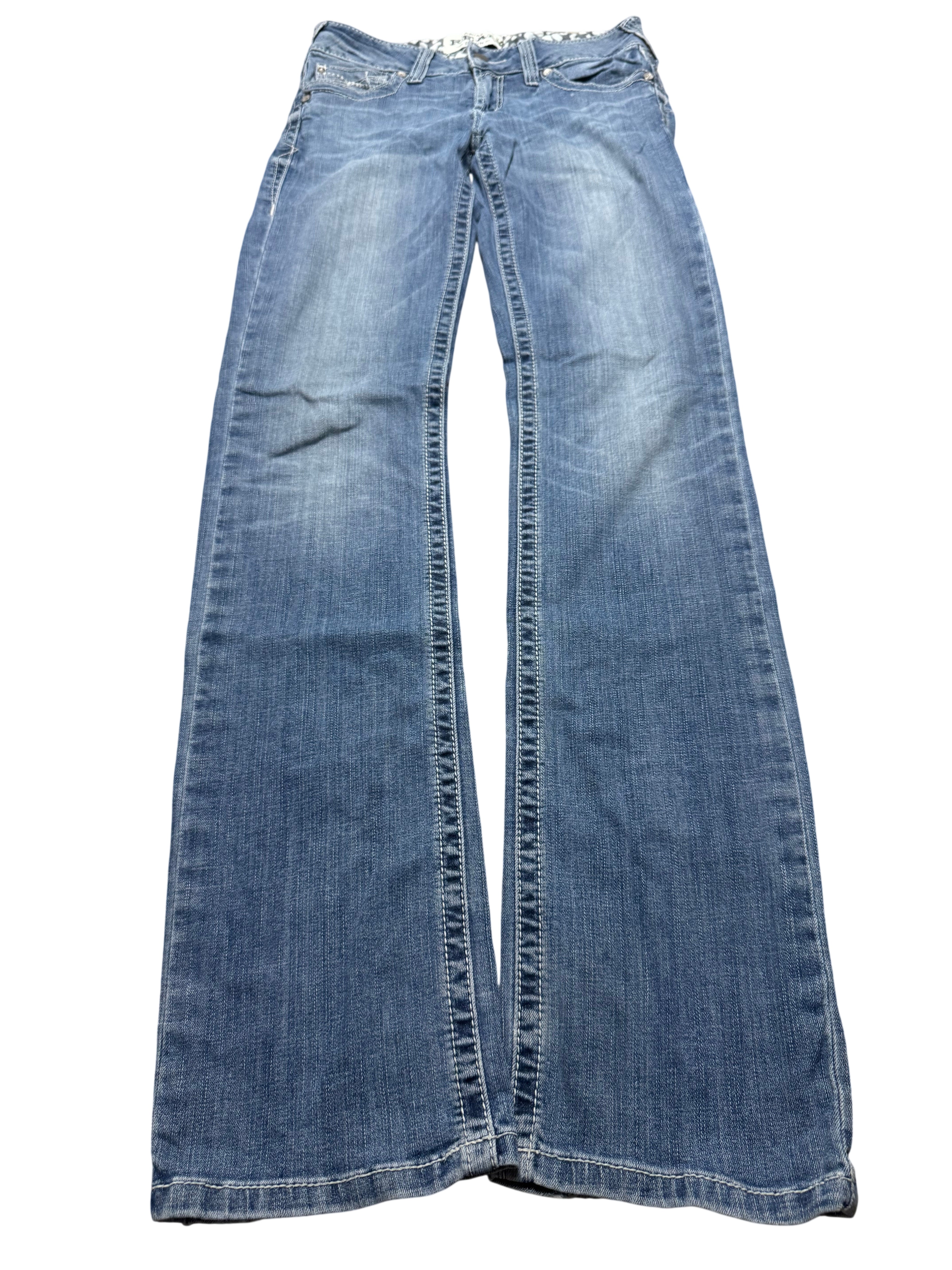 Y2K BOOTCUT WOMEN LOW WAIST JEANS (602)