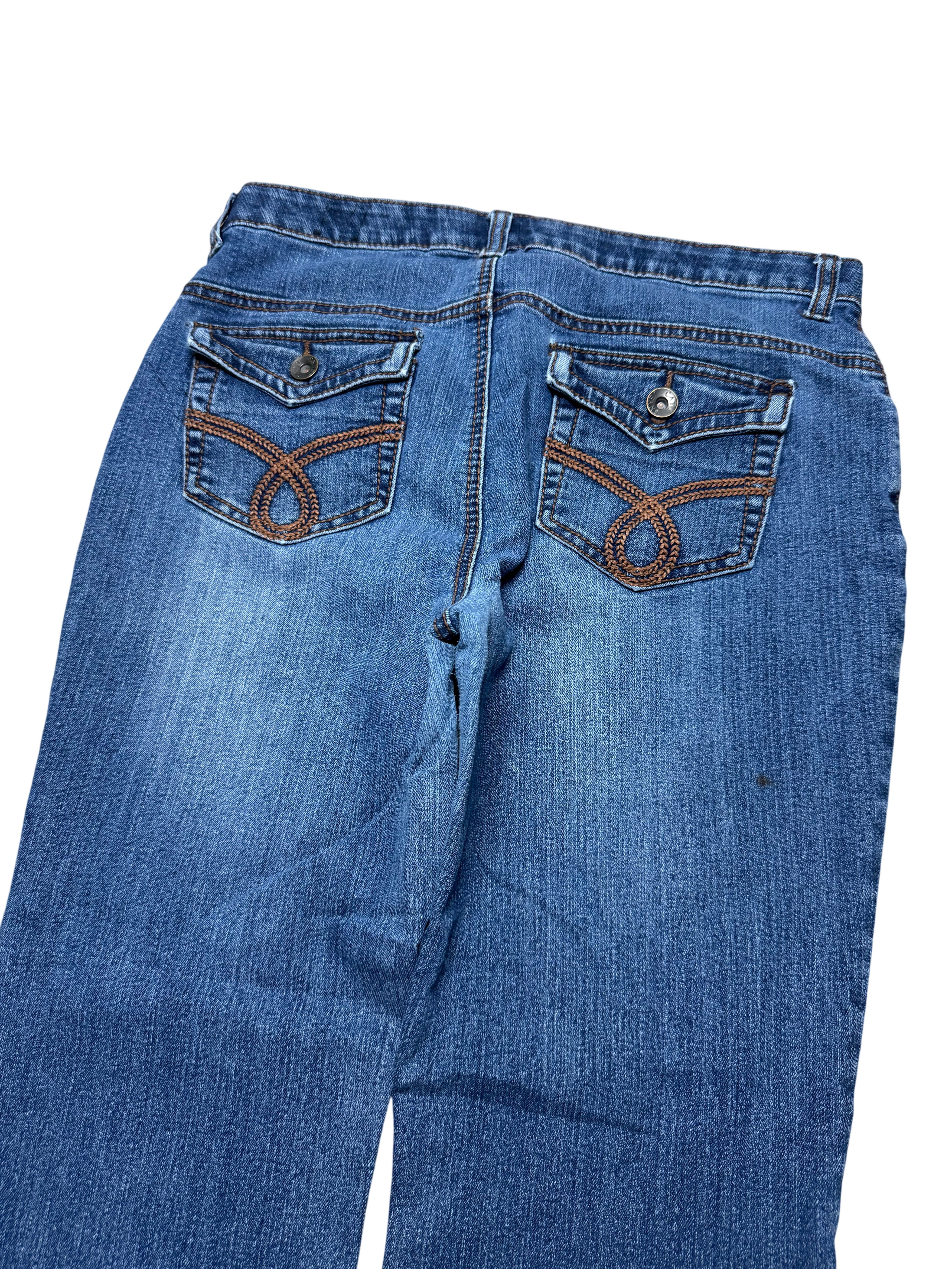 Y2K BOOTCUT WOMEN LOW WAIST JEANS (603)