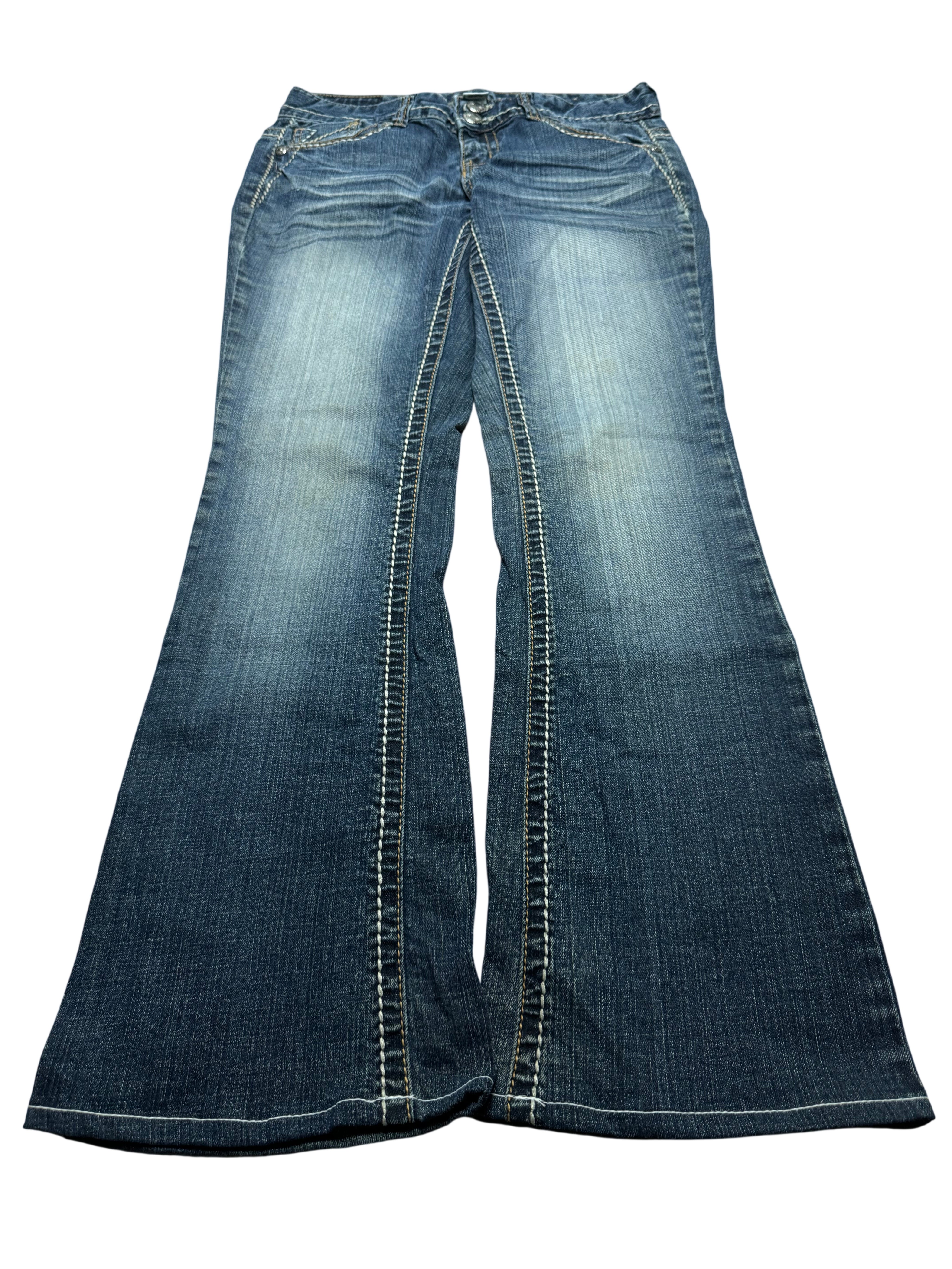 Y2K BOOTCUT WOMEN LOW WAIST JEANS (604)