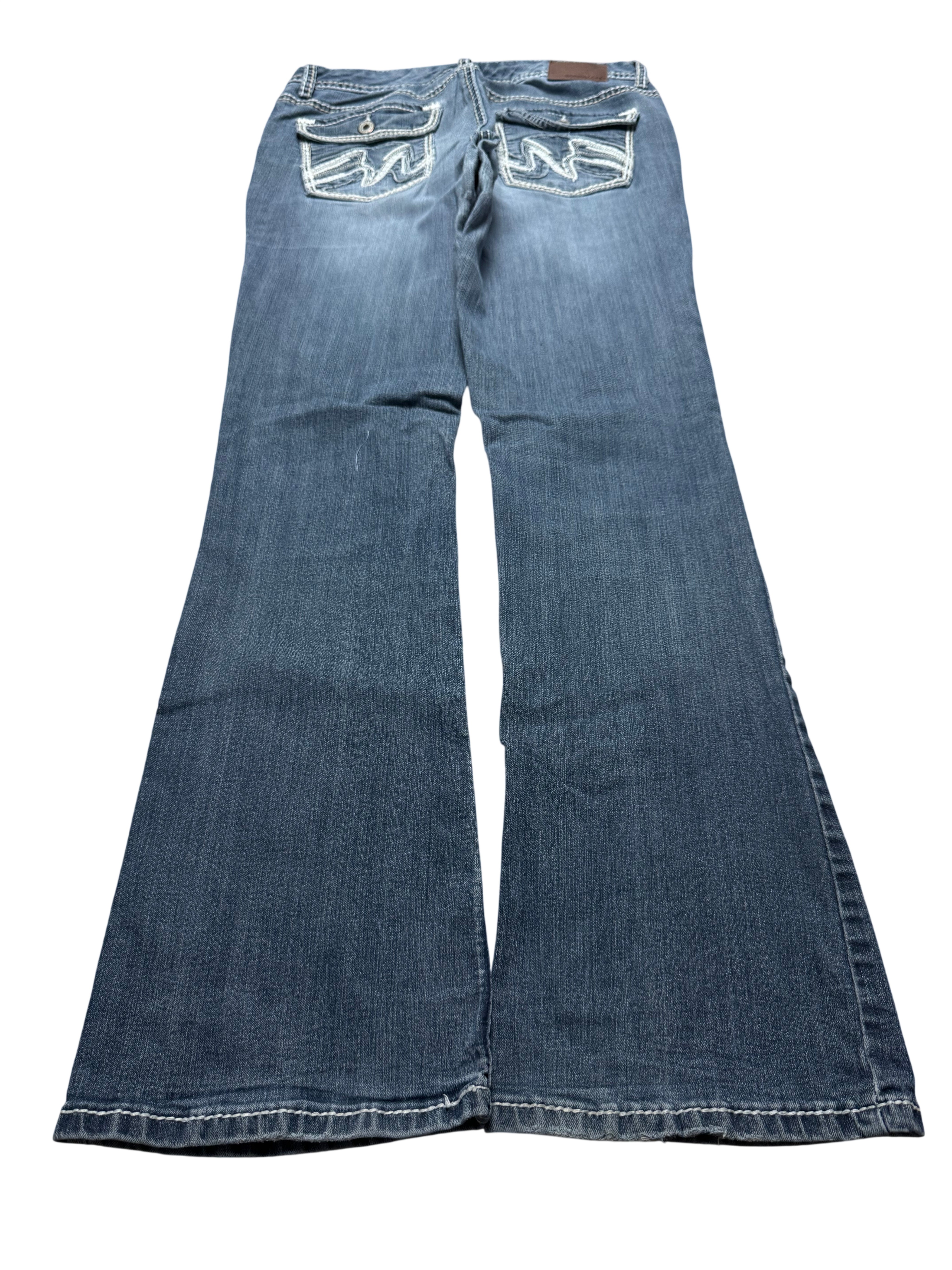 Y2K BOOTCUT WOMEN LOW WAIST JEANS (606)