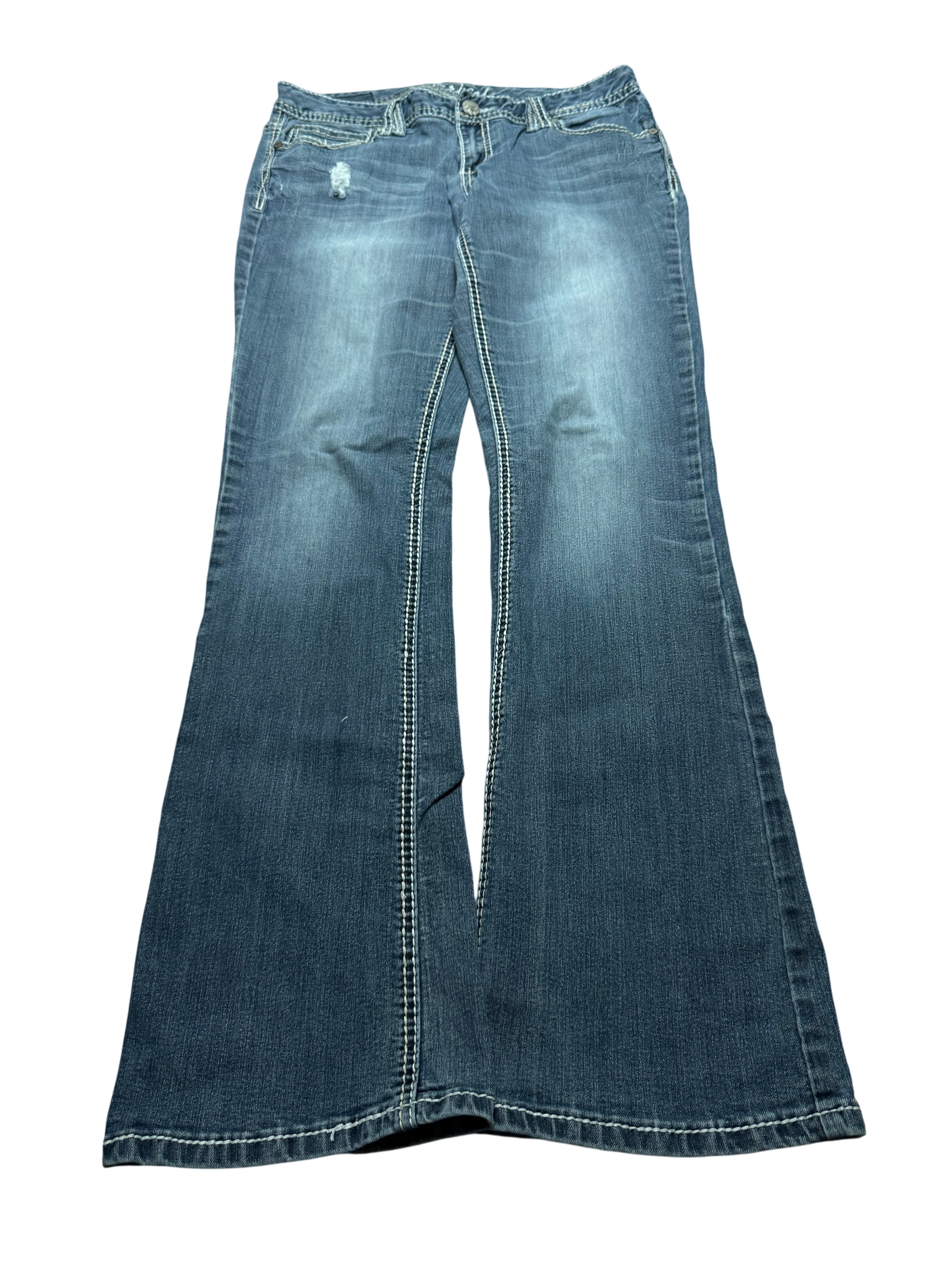 Y2K BOOTCUT WOMEN LOW WAIST JEANS (606)