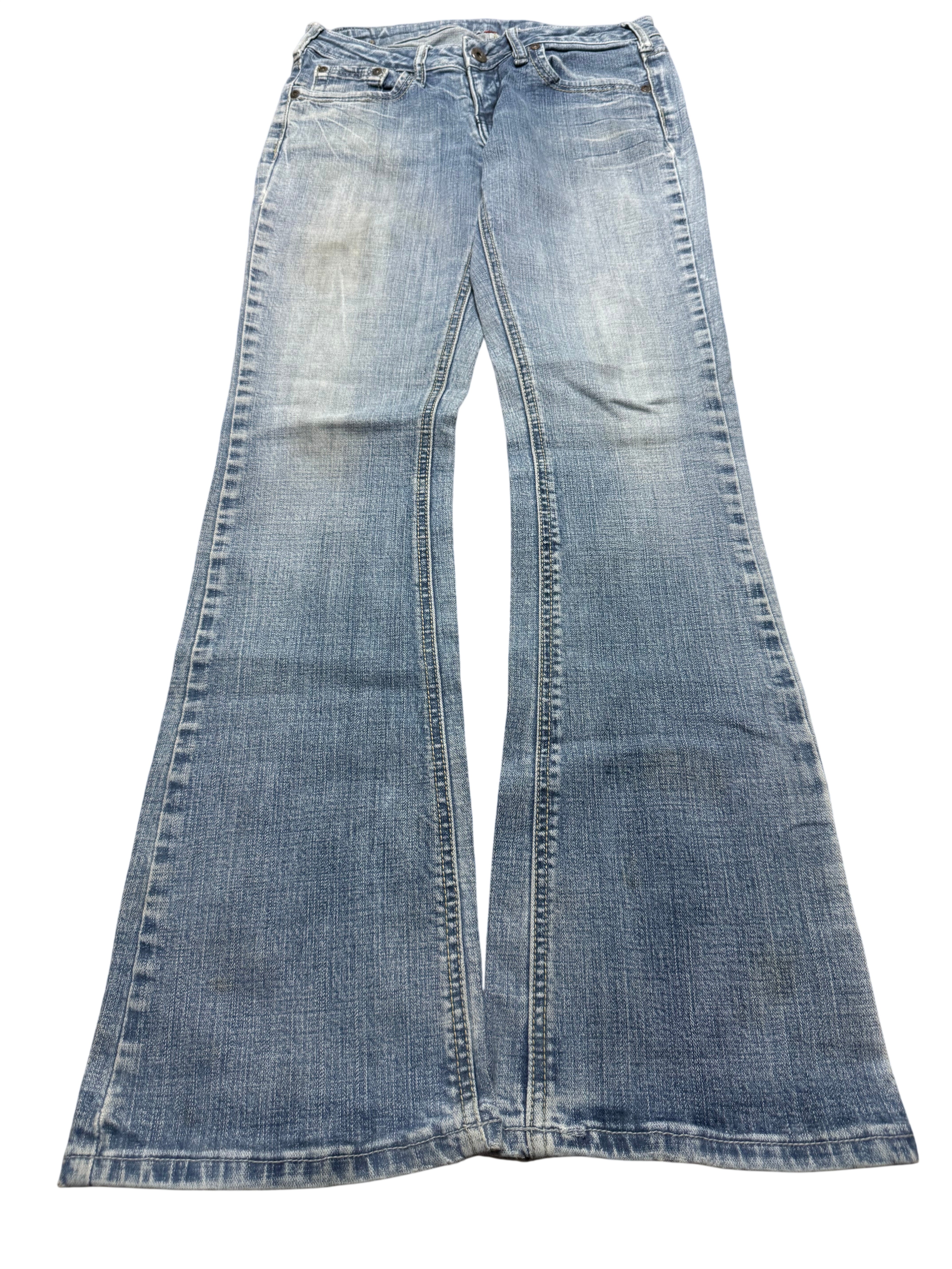 Y2K BOOTCUT WOMEN LOW WAIST JEANS (607)