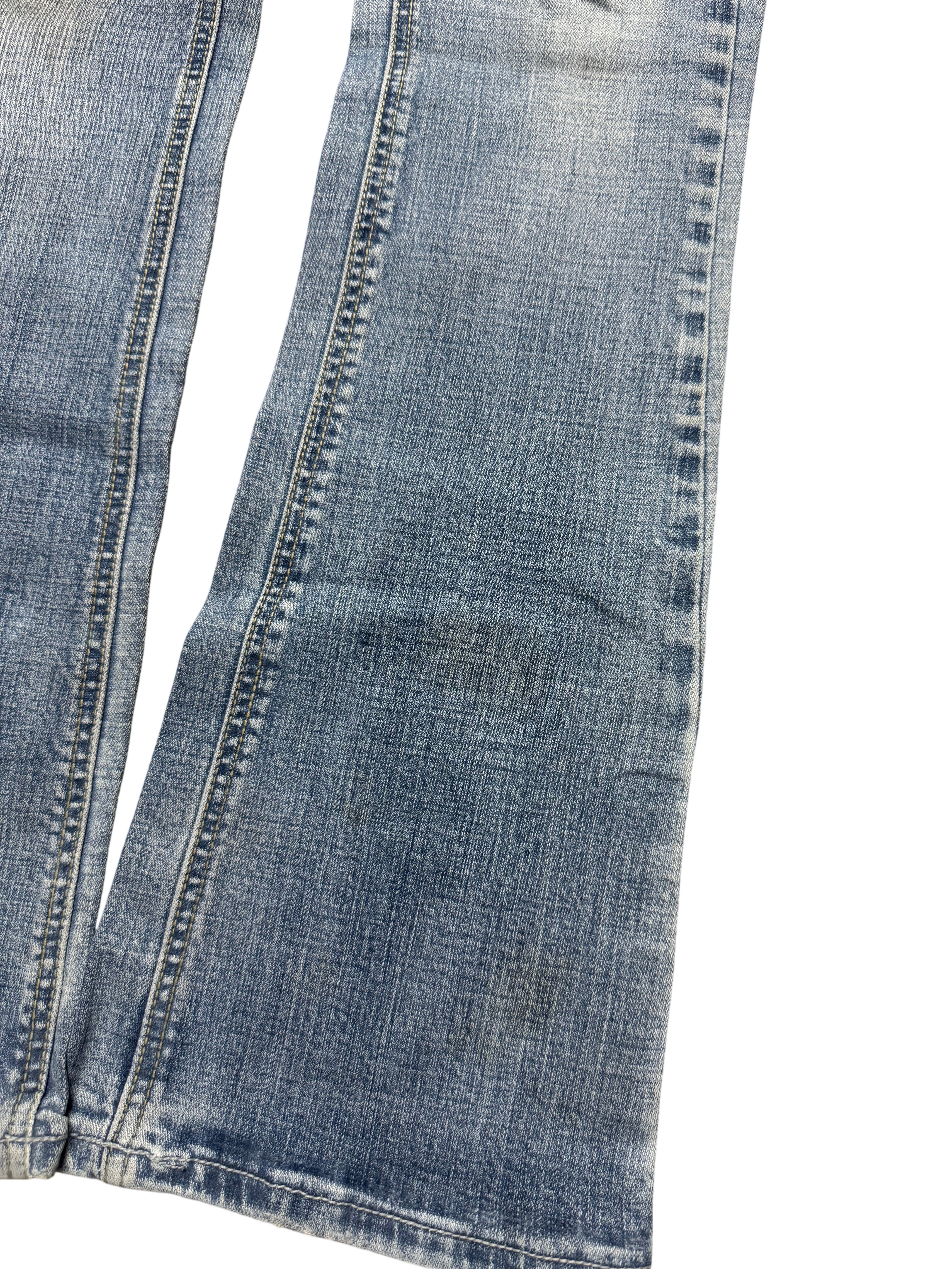 Y2K BOOTCUT WOMEN LOW WAIST JEANS (607)