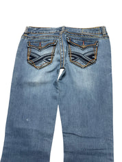 Y2K BOOTCUT WOMEN LOW WAIST JEANS (608)