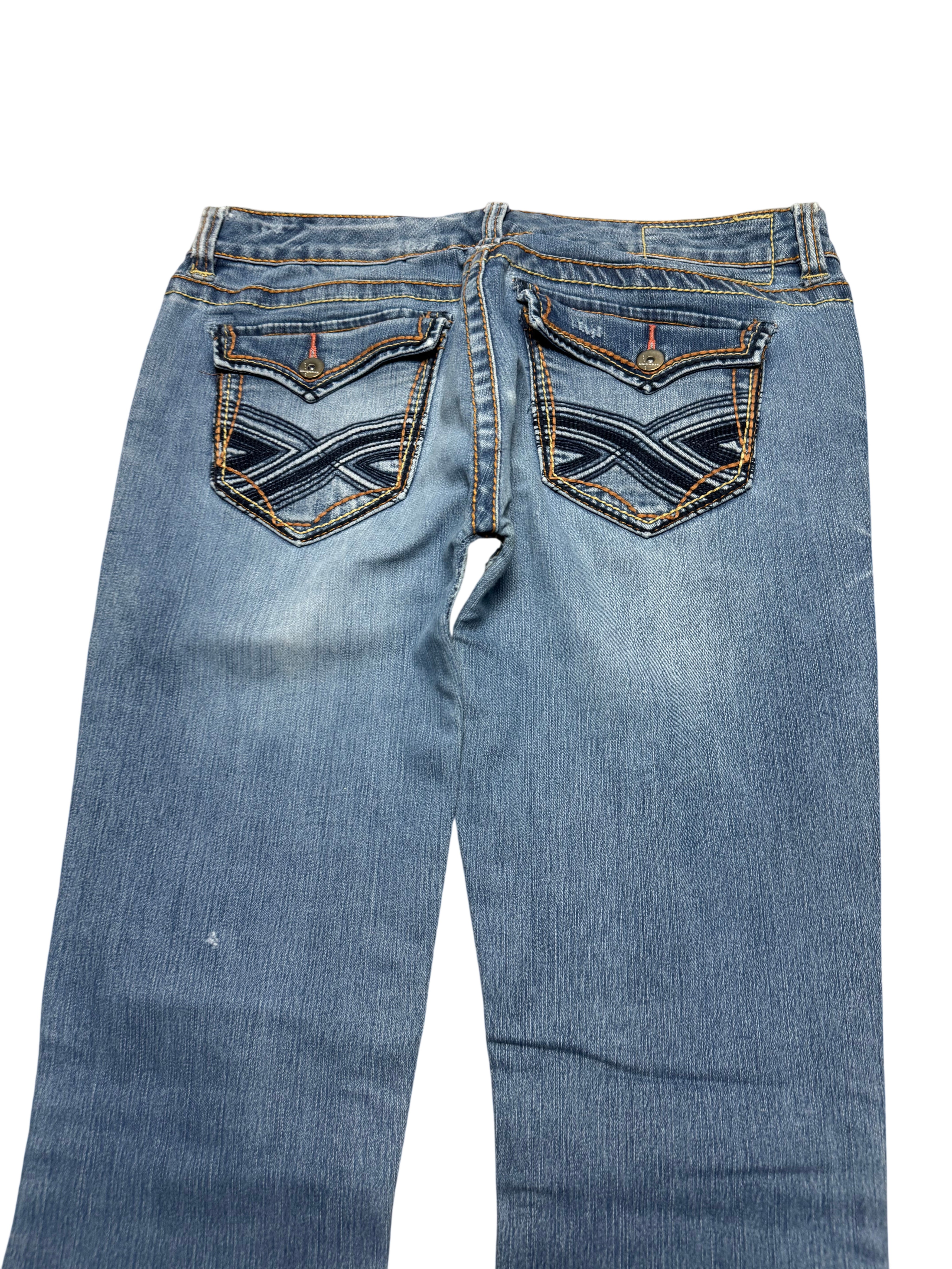 Y2K BOOTCUT WOMEN LOW WAIST JEANS (608)