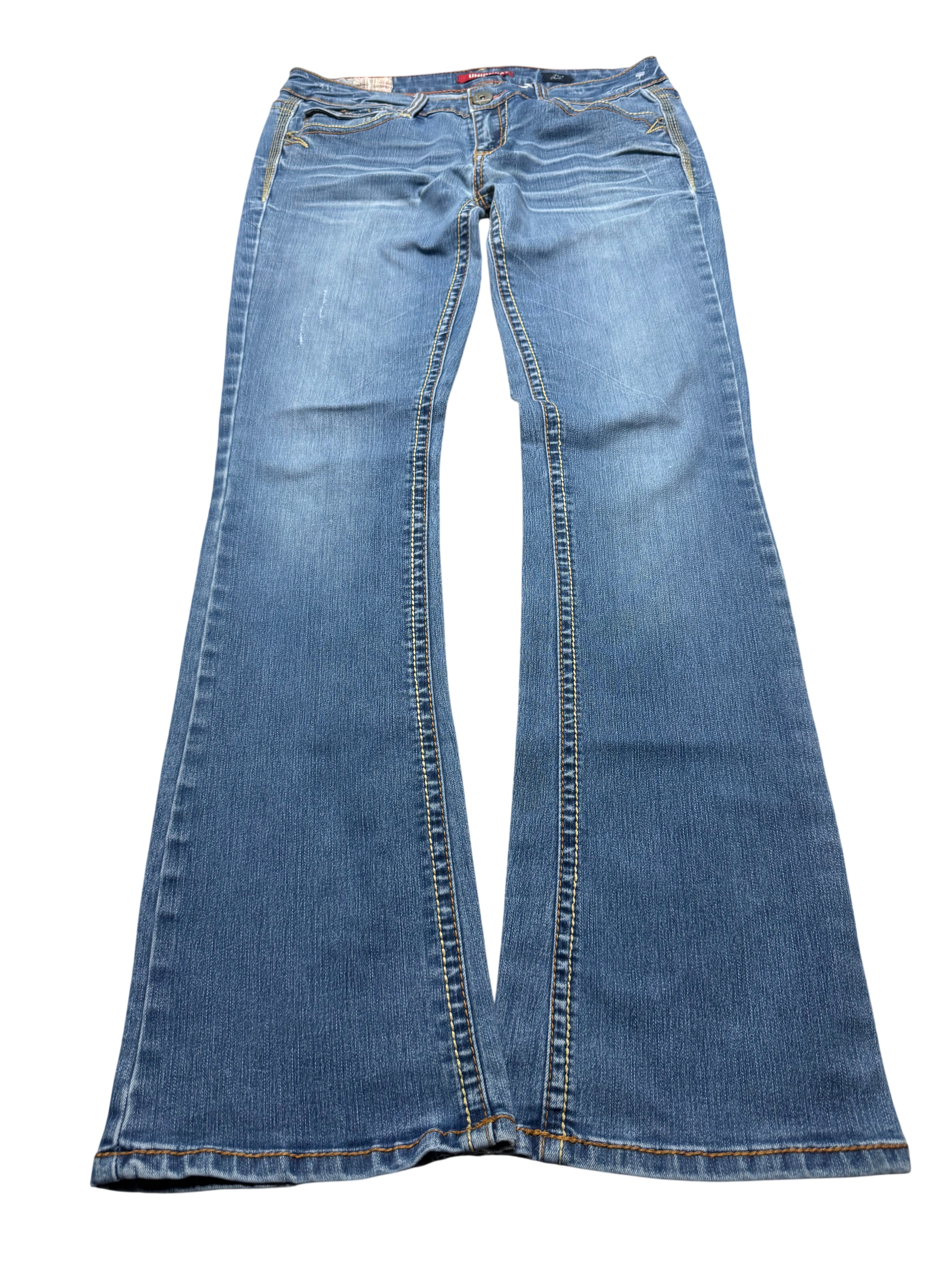 Y2K BOOTCUT WOMEN LOW WAIST JEANS (608)