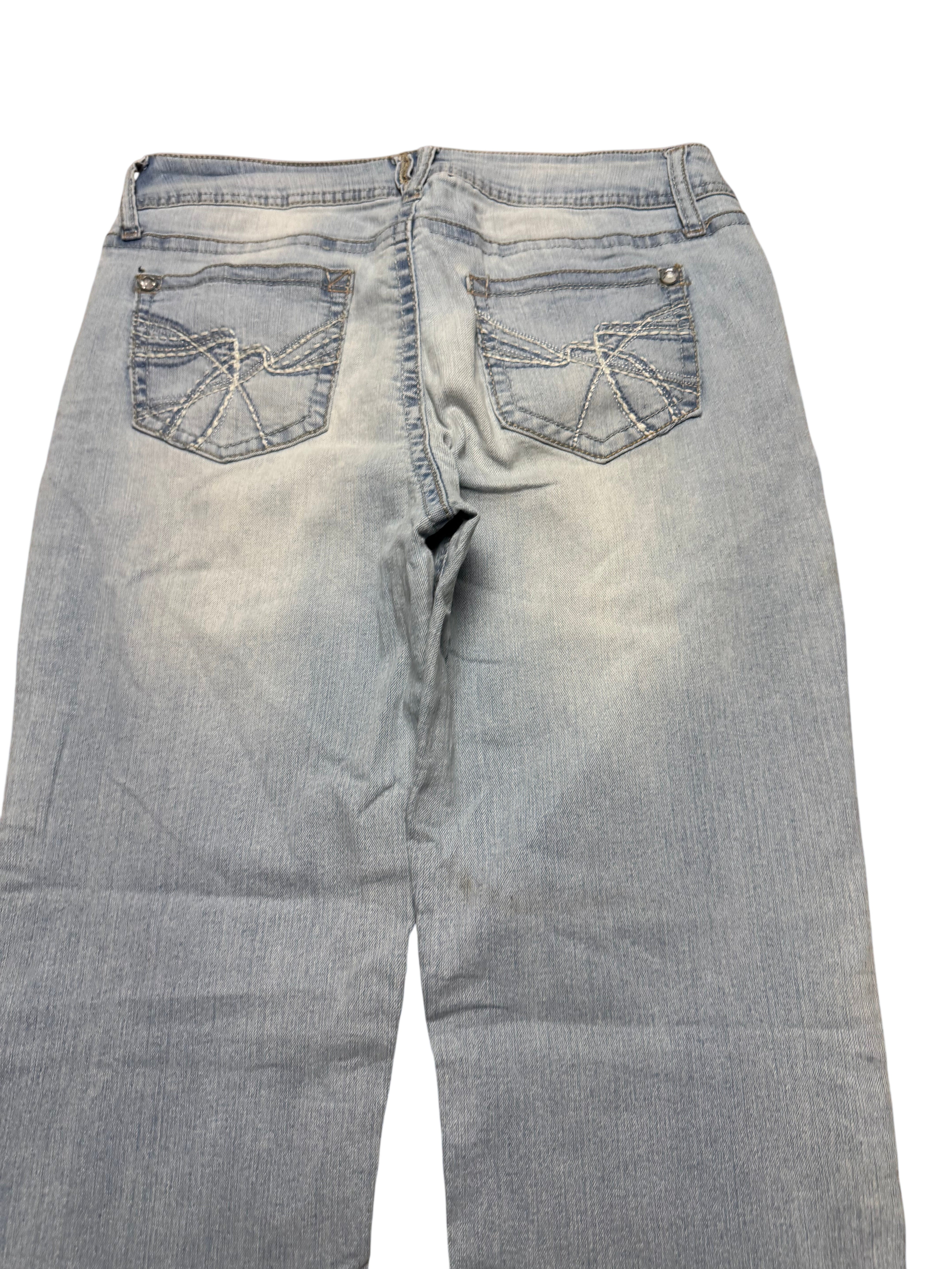 Y2K BOOTCUT WOMEN LOW WAIST JEANS (609)