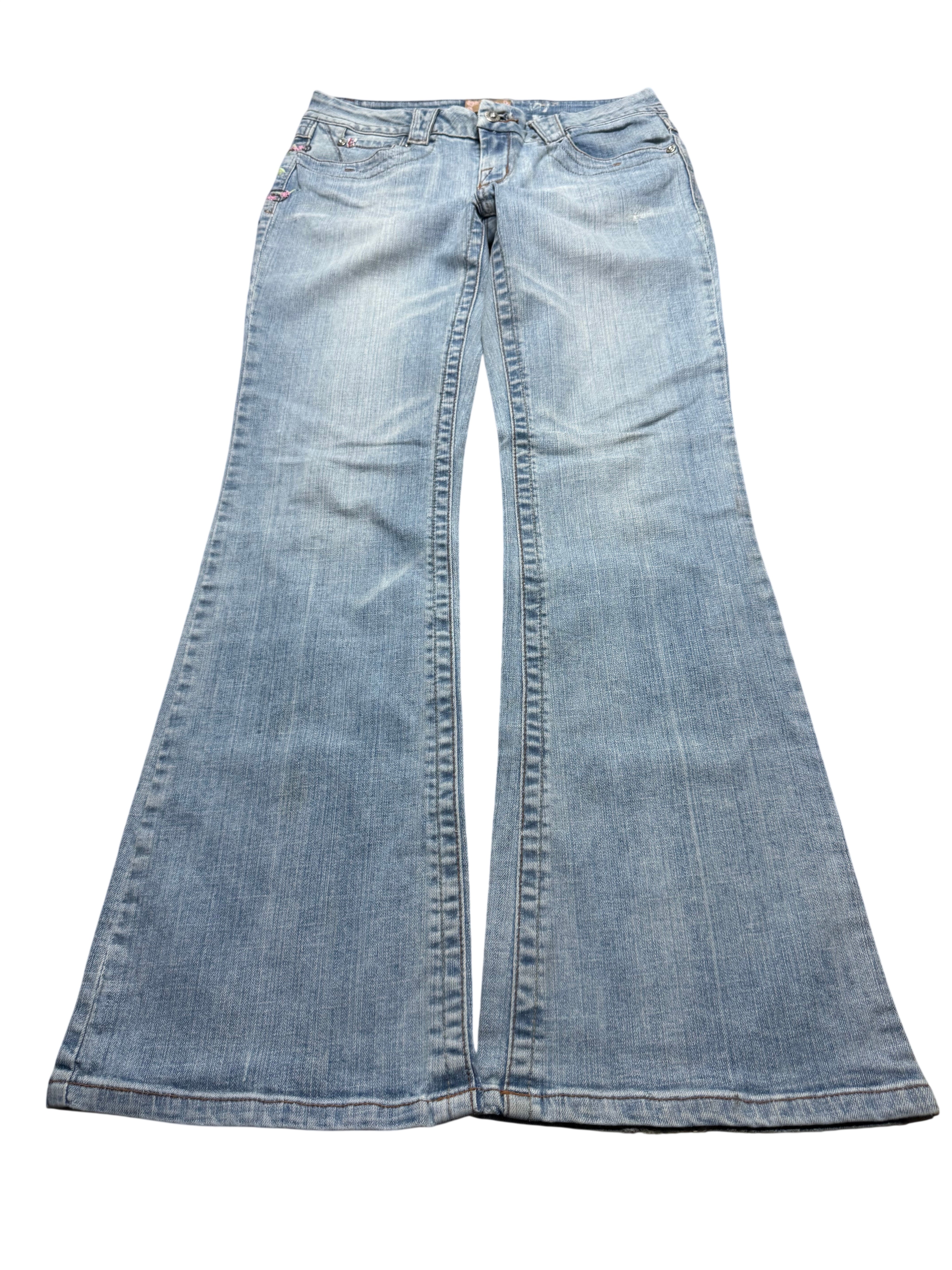 Y2K BOOTCUT WOMEN LOW WAIST JEANS (562)