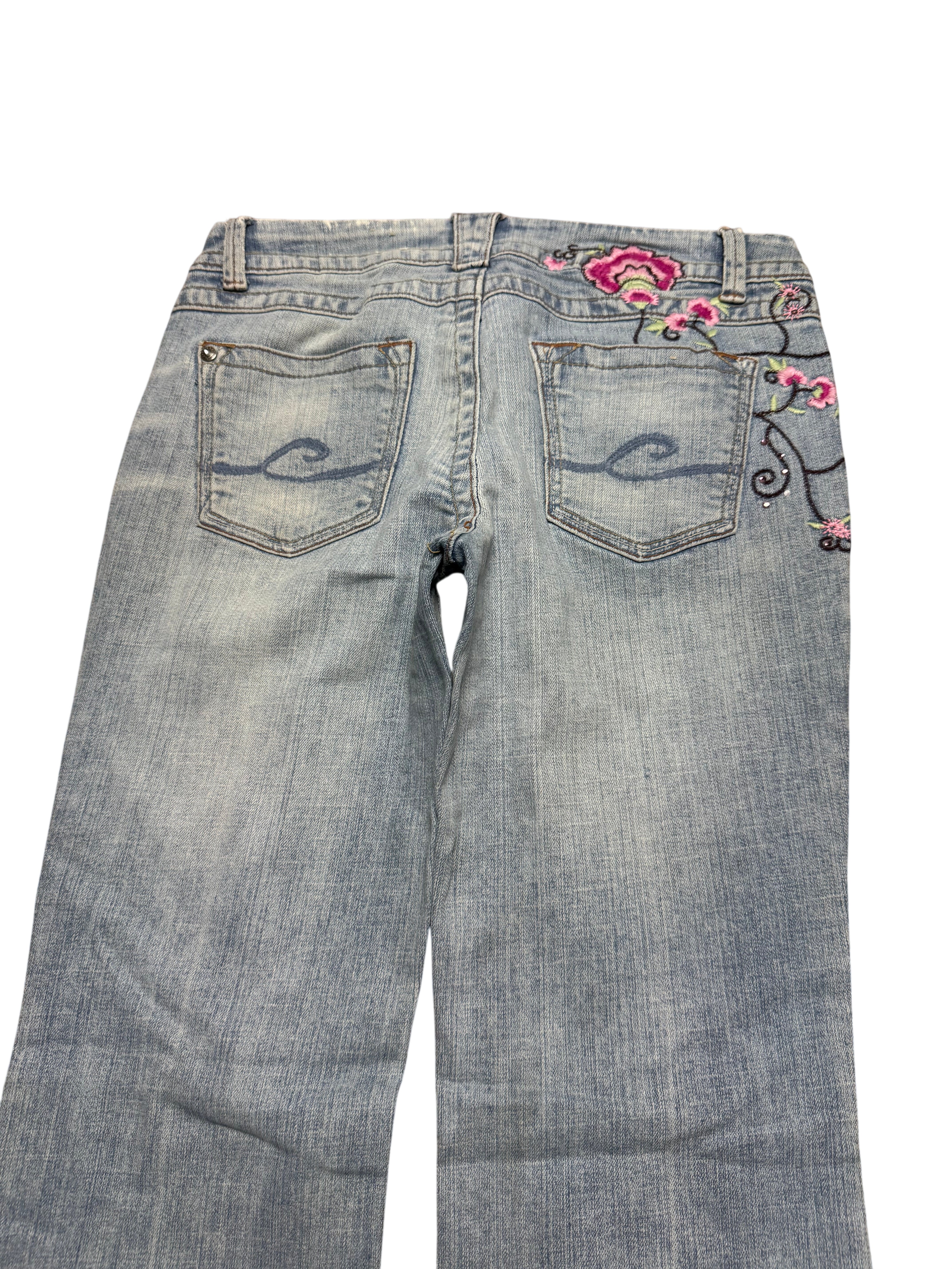 Y2K BOOTCUT WOMEN LOW WAIST JEANS (562)