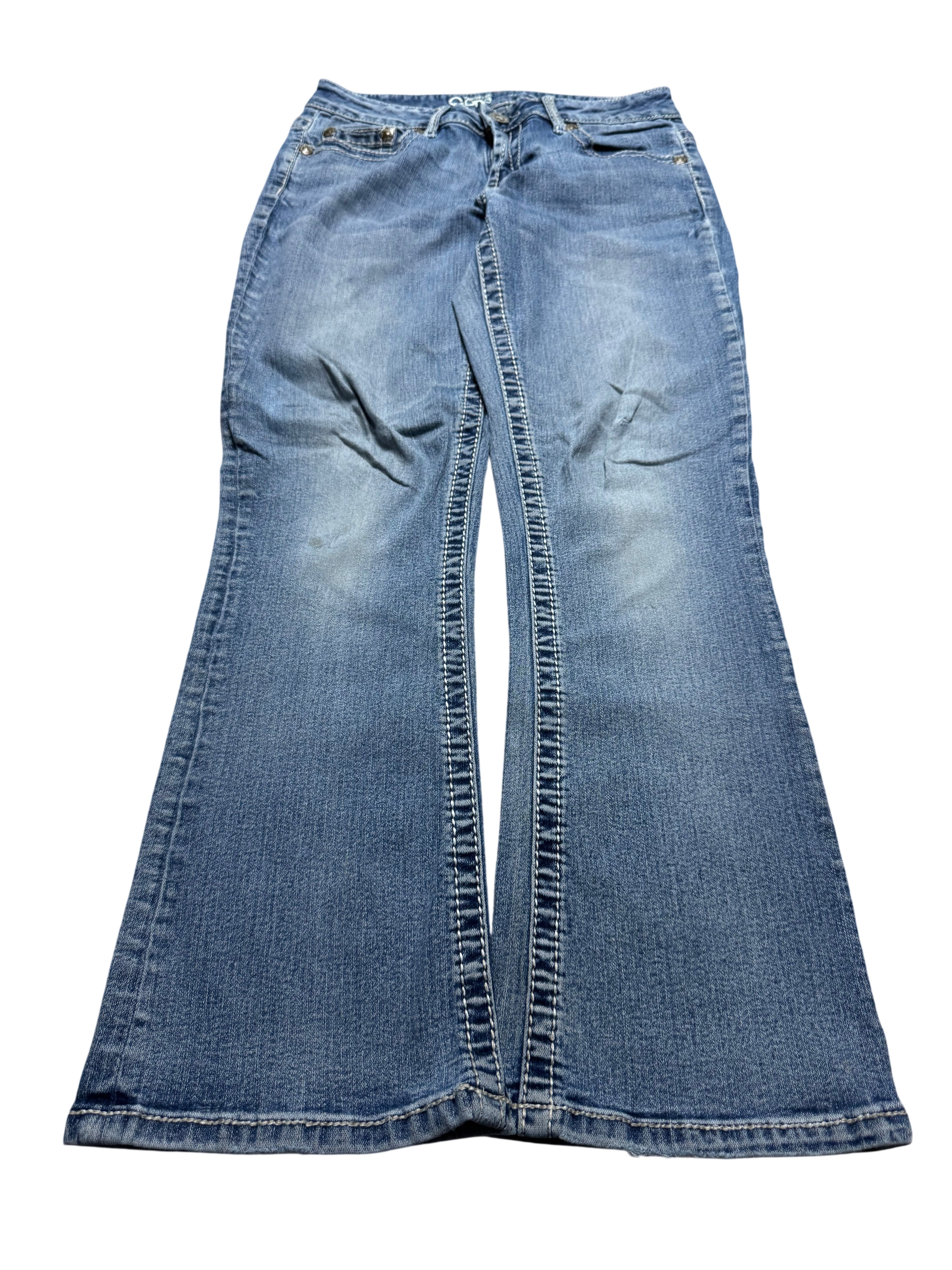 Y2K BOOTCUT WOMEN LOW WAIST JEANS (565)