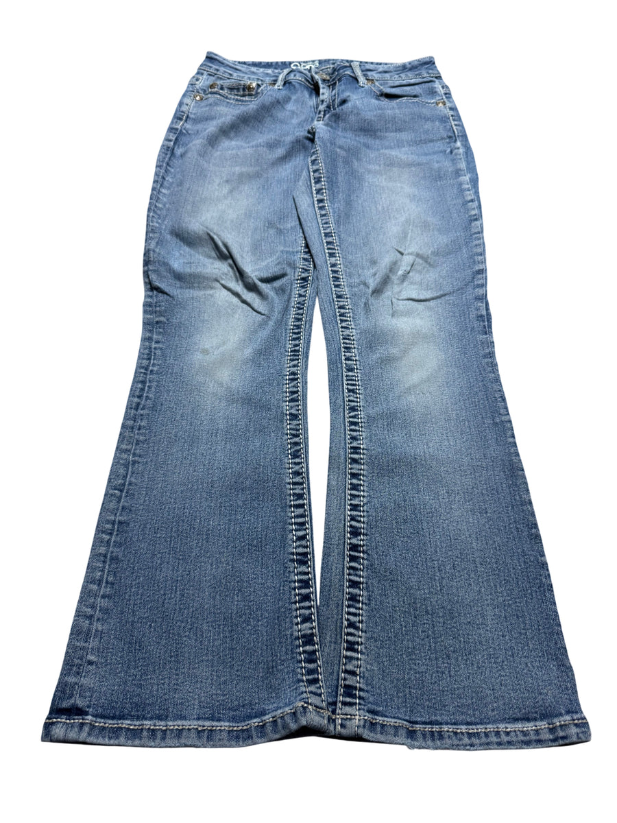 Y2K BOOTCUT WOMEN LOW WAIST JEANS (565)