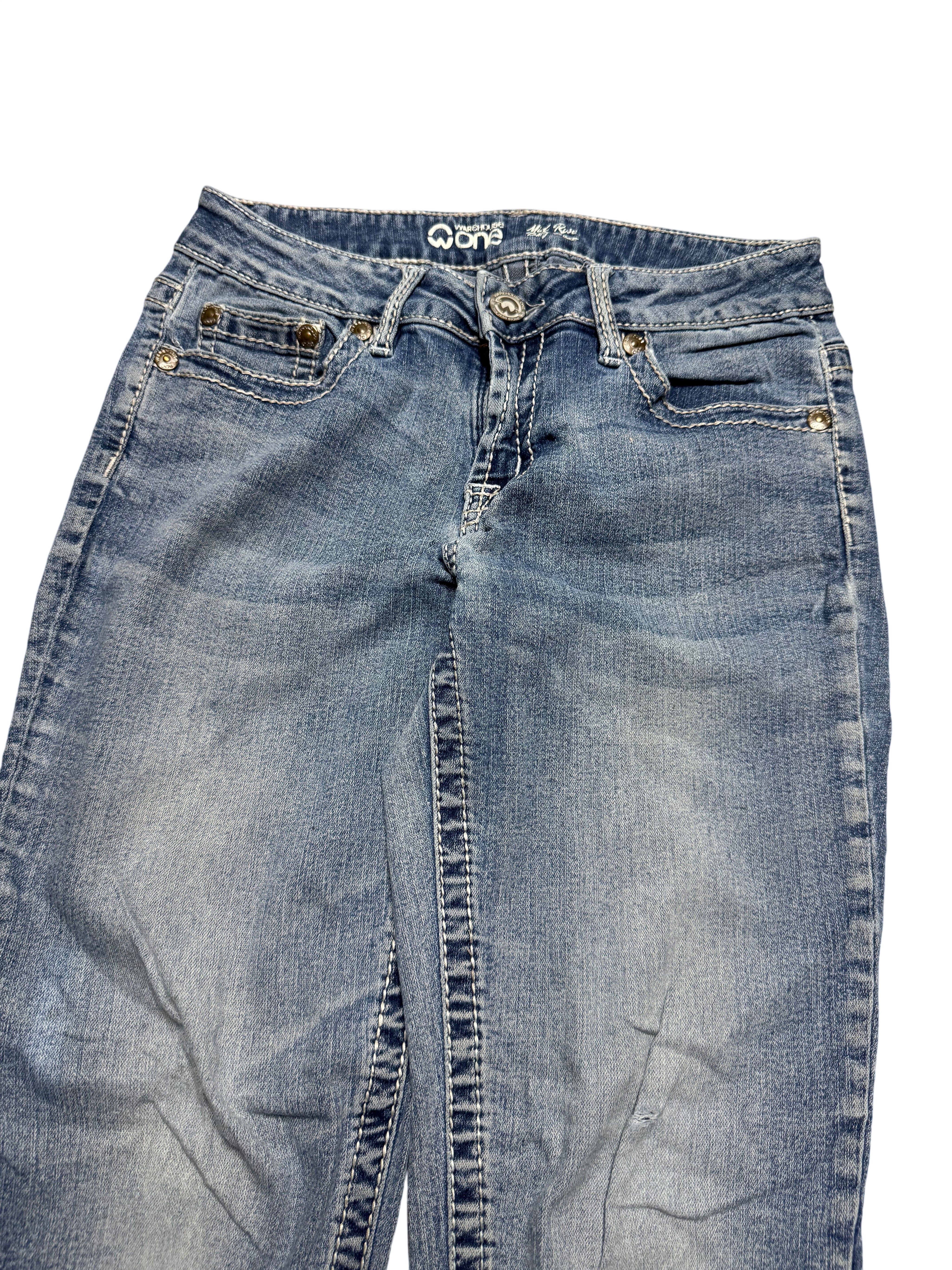 Y2K BOOTCUT WOMEN LOW WAIST JEANS (565)