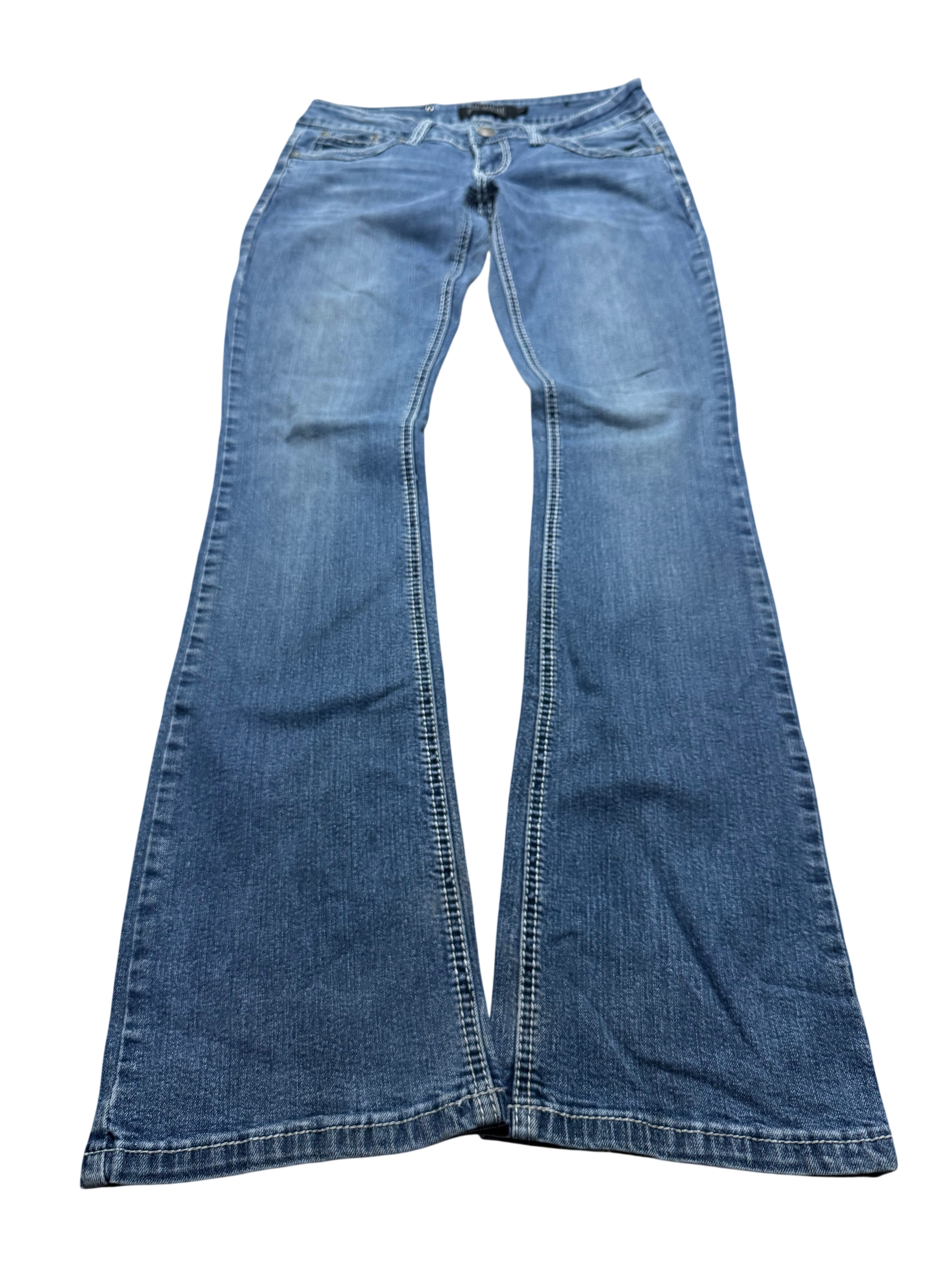 Y2K BOOTCUT WOMEN LOW WAIST JEANS (566)