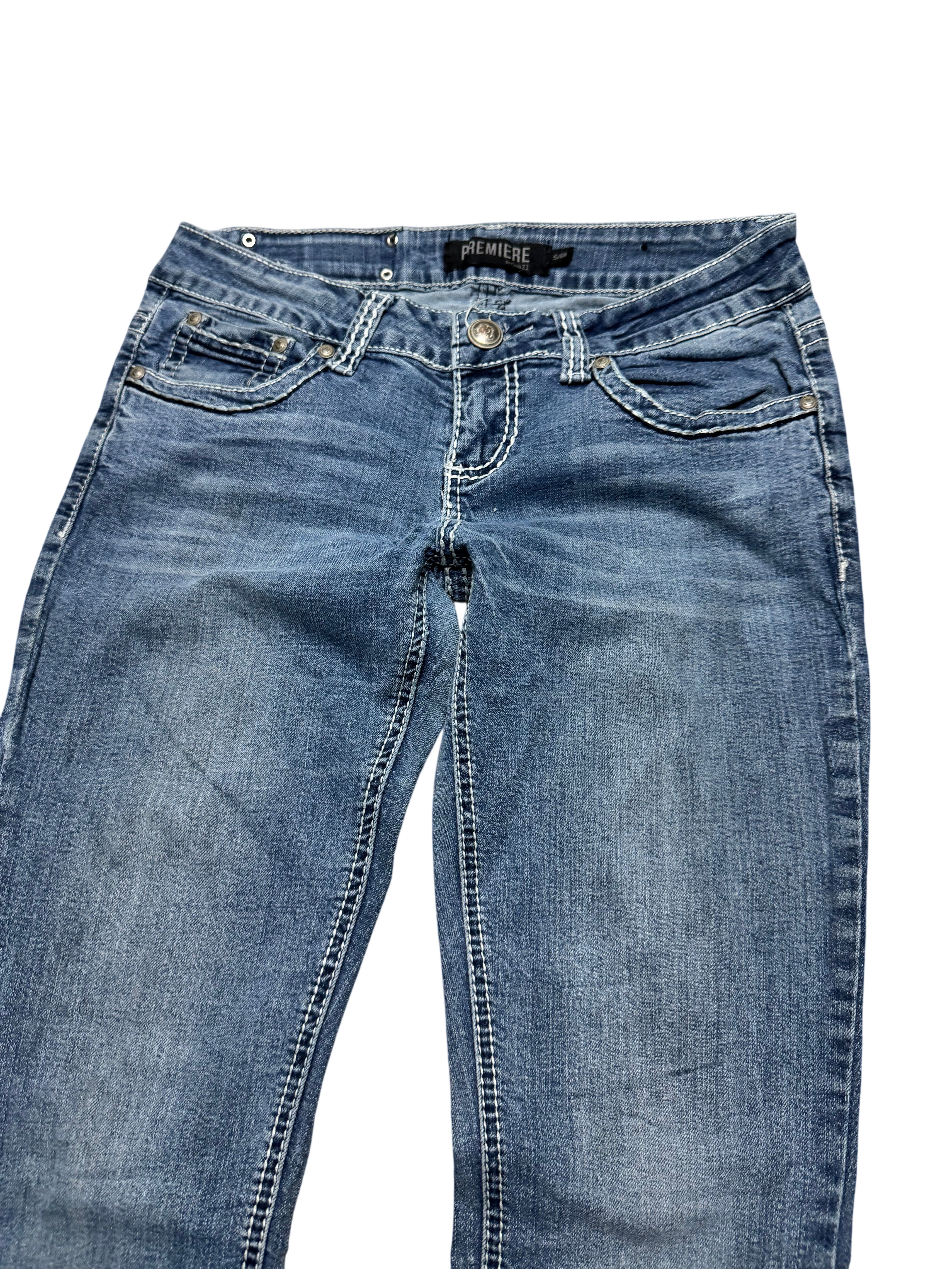 Y2K BOOTCUT WOMEN LOW WAIST JEANS (566)