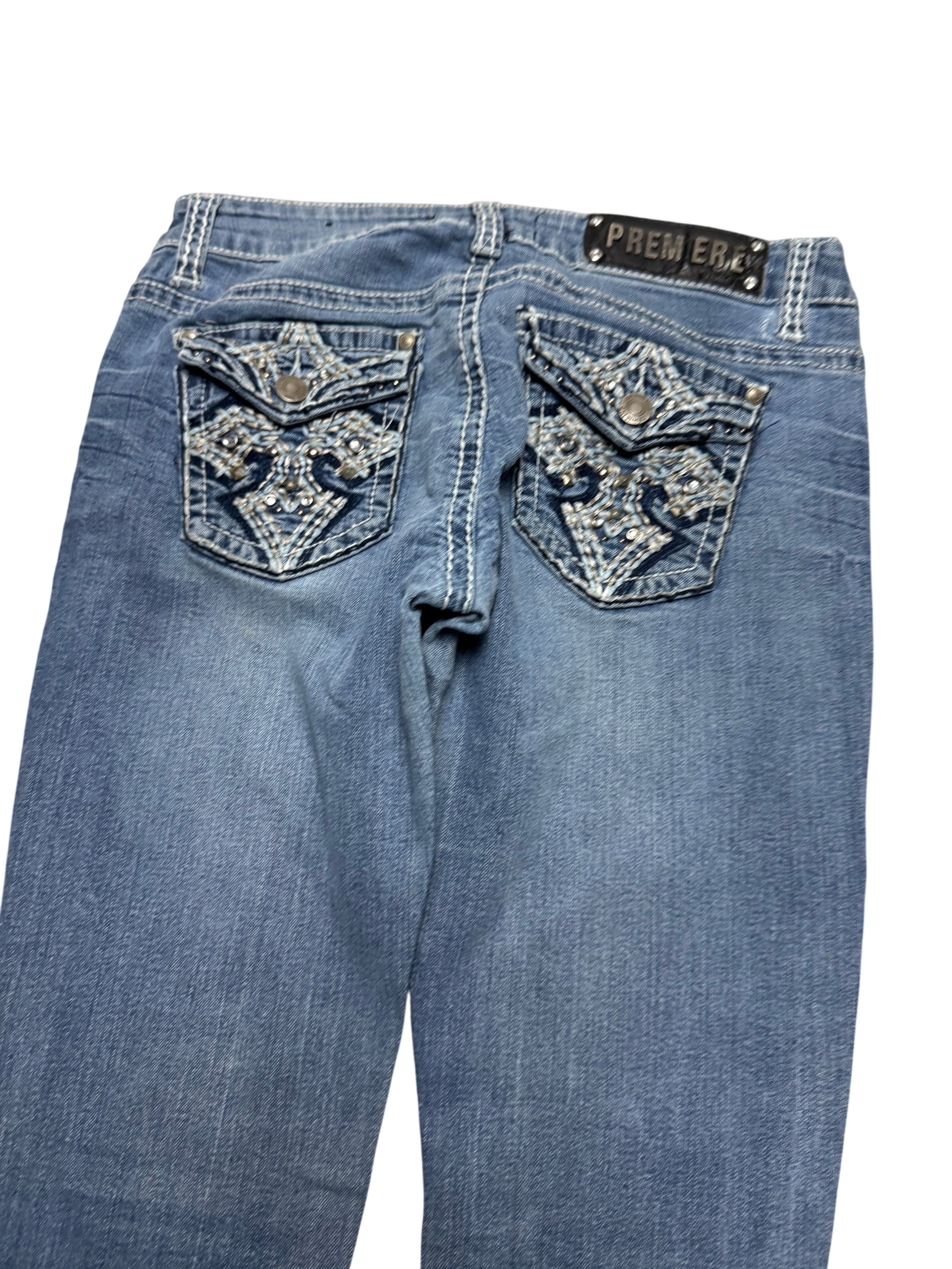 Y2K BOOTCUT WOMEN LOW WAIST JEANS (566)