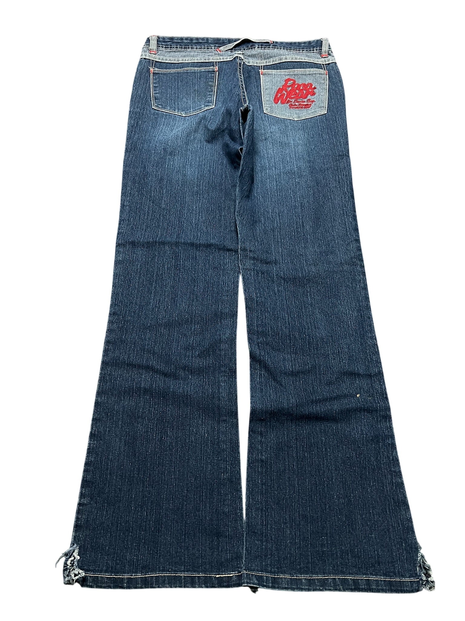 Y2K BOOTCUT WOMEN LOW WAIST JEANS (243)