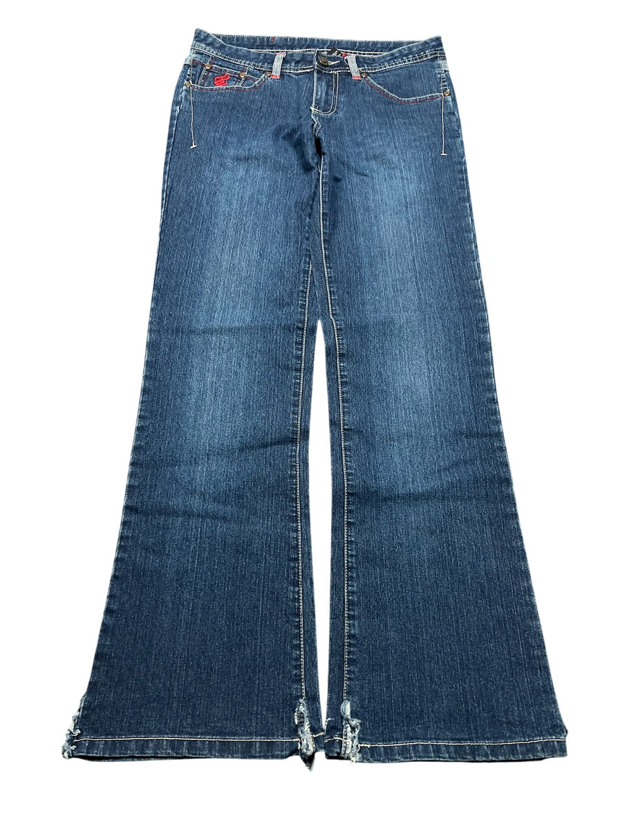 Y2K BOOTCUT WOMEN LOW WAIST JEANS (243)
