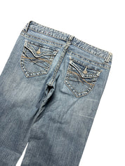Y2K BOOTCUT WOMEN LOW WAIST JEANS (244)