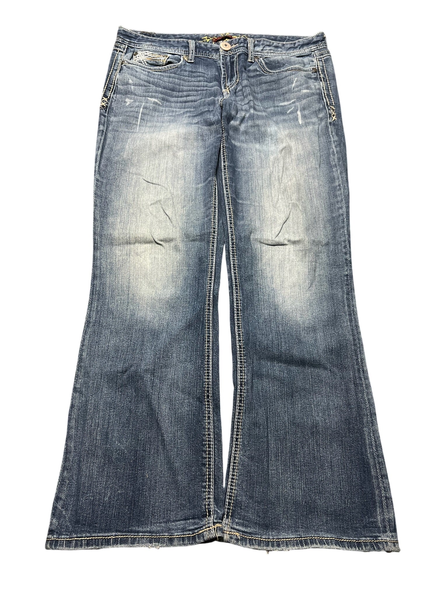 Y2K BOOTCUT WOMEN LOW WAIST JEANS (245)
