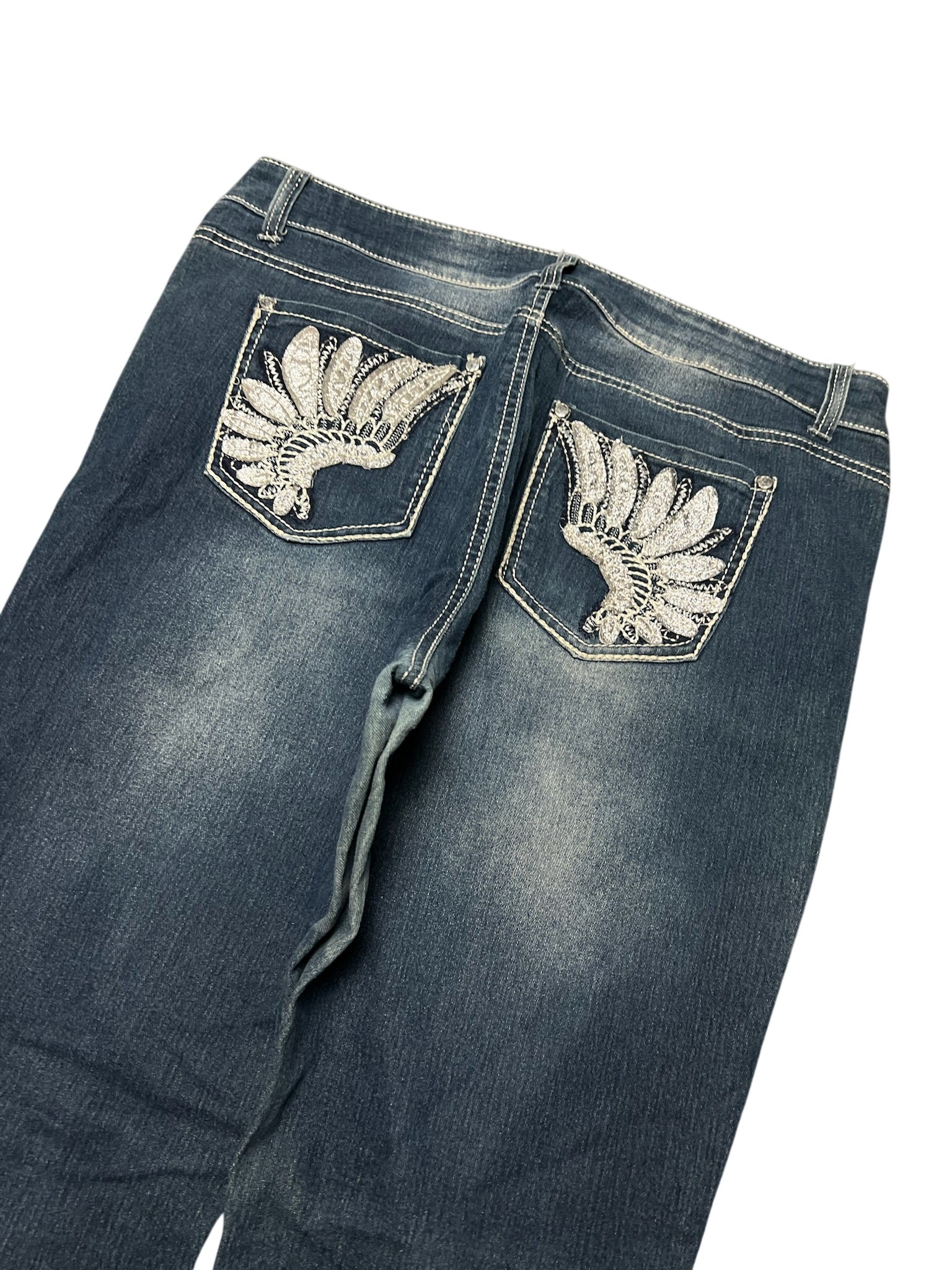 Y2K BOOTCUT WOMEN LOW WAIST JEANS (248)