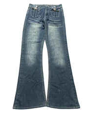 Y2K BOOTCUT WOMEN LOW WAIST JEANS (249)