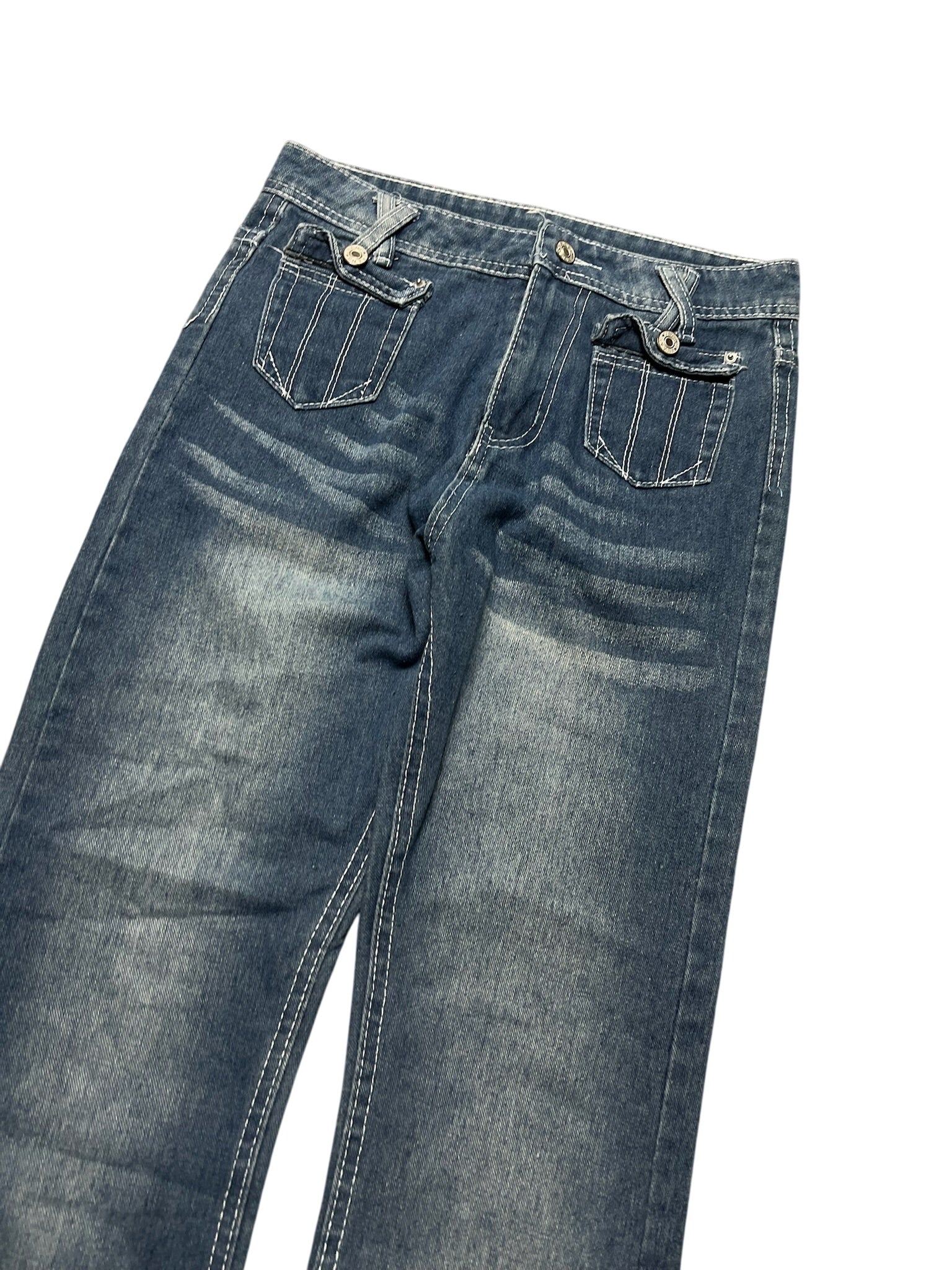 Y2K BOOTCUT WOMEN LOW WAIST JEANS (249)