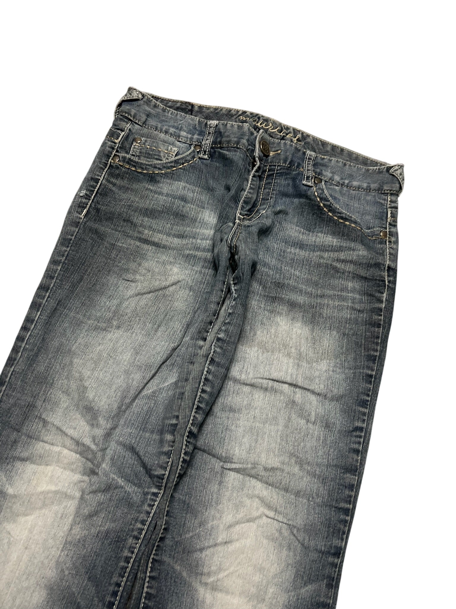 Y2K BOOTCUT WOMEN LOW WAIST JEANS (342)