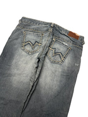 Y2K BOOTCUT WOMEN LOW WAIST JEANS (342)