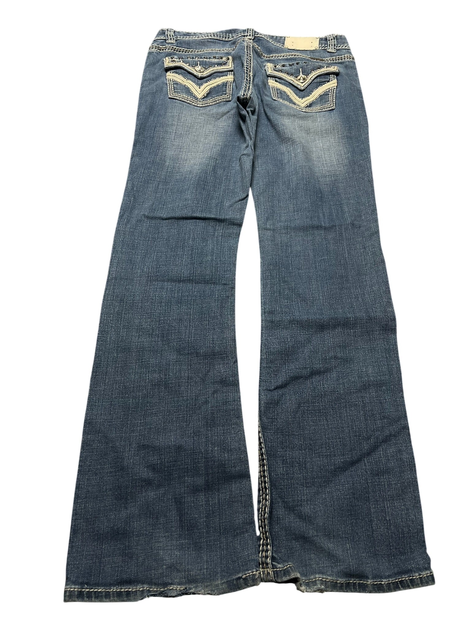 Y2K BOOTCUT WOMEN LOW WAIST JEANS (344)