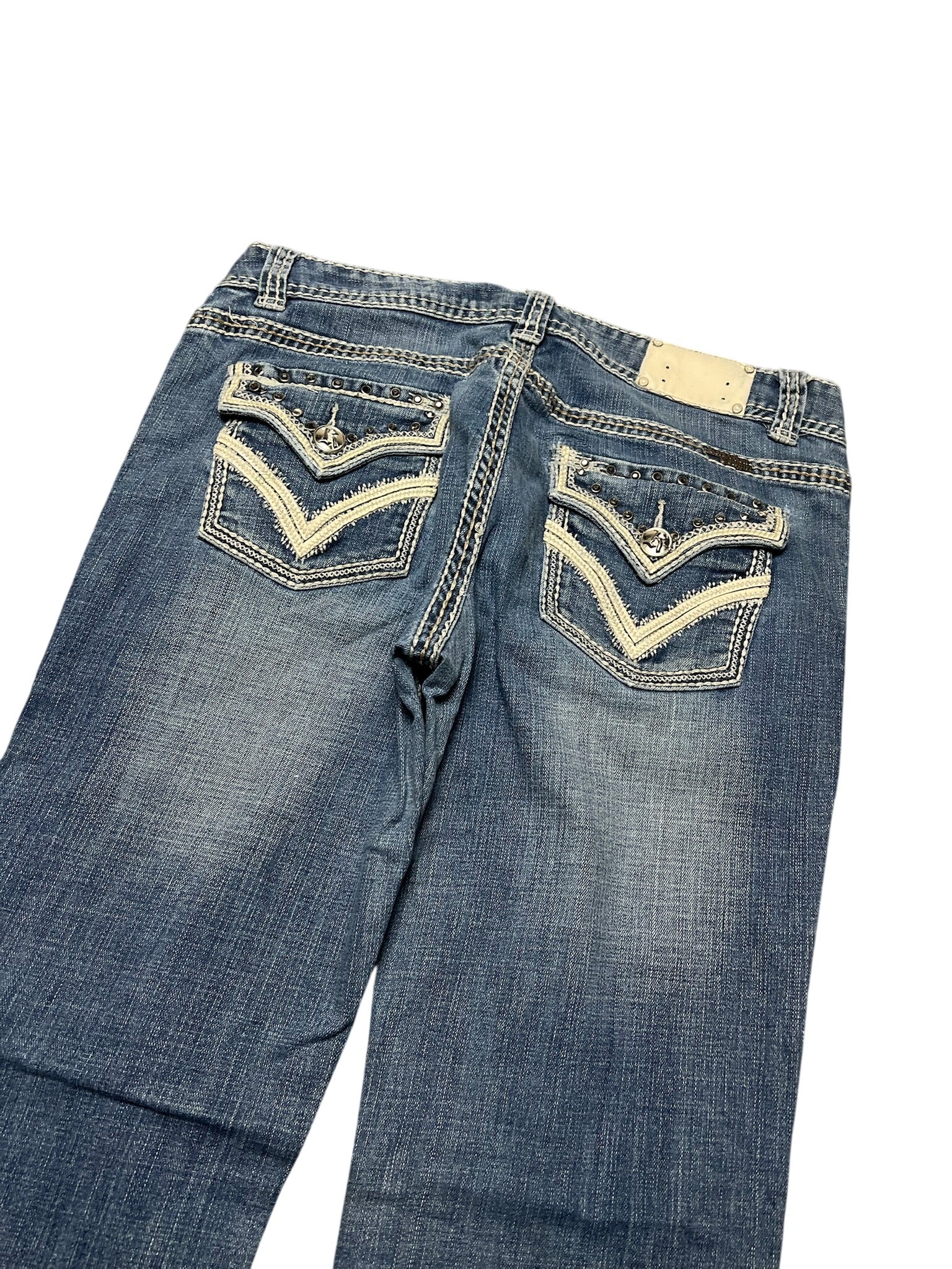 Y2K BOOTCUT WOMEN LOW WAIST JEANS (344)