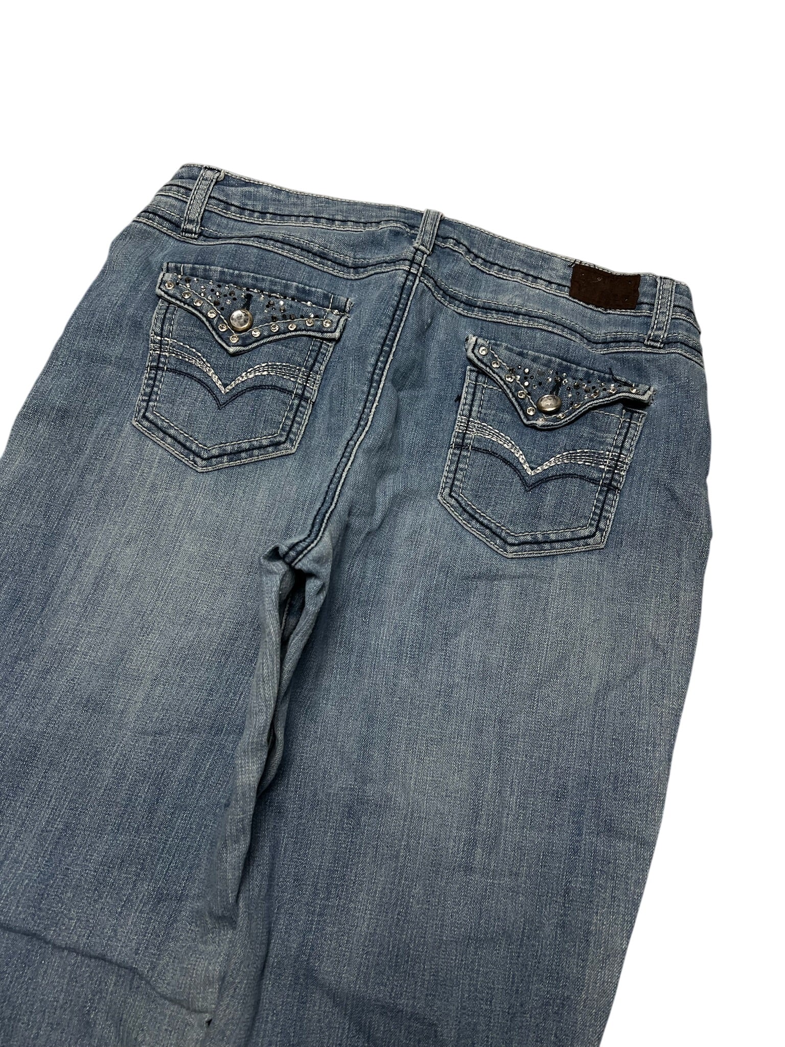 Y2K BOOTCUT WOMEN LOW WAIST JEANS (345)