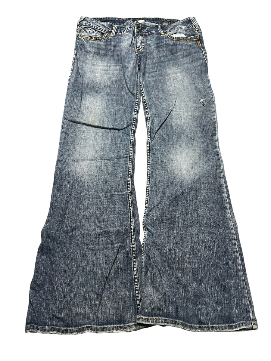Y2K BOOTCUT WOMEN LOW WAIST JEANS (346)