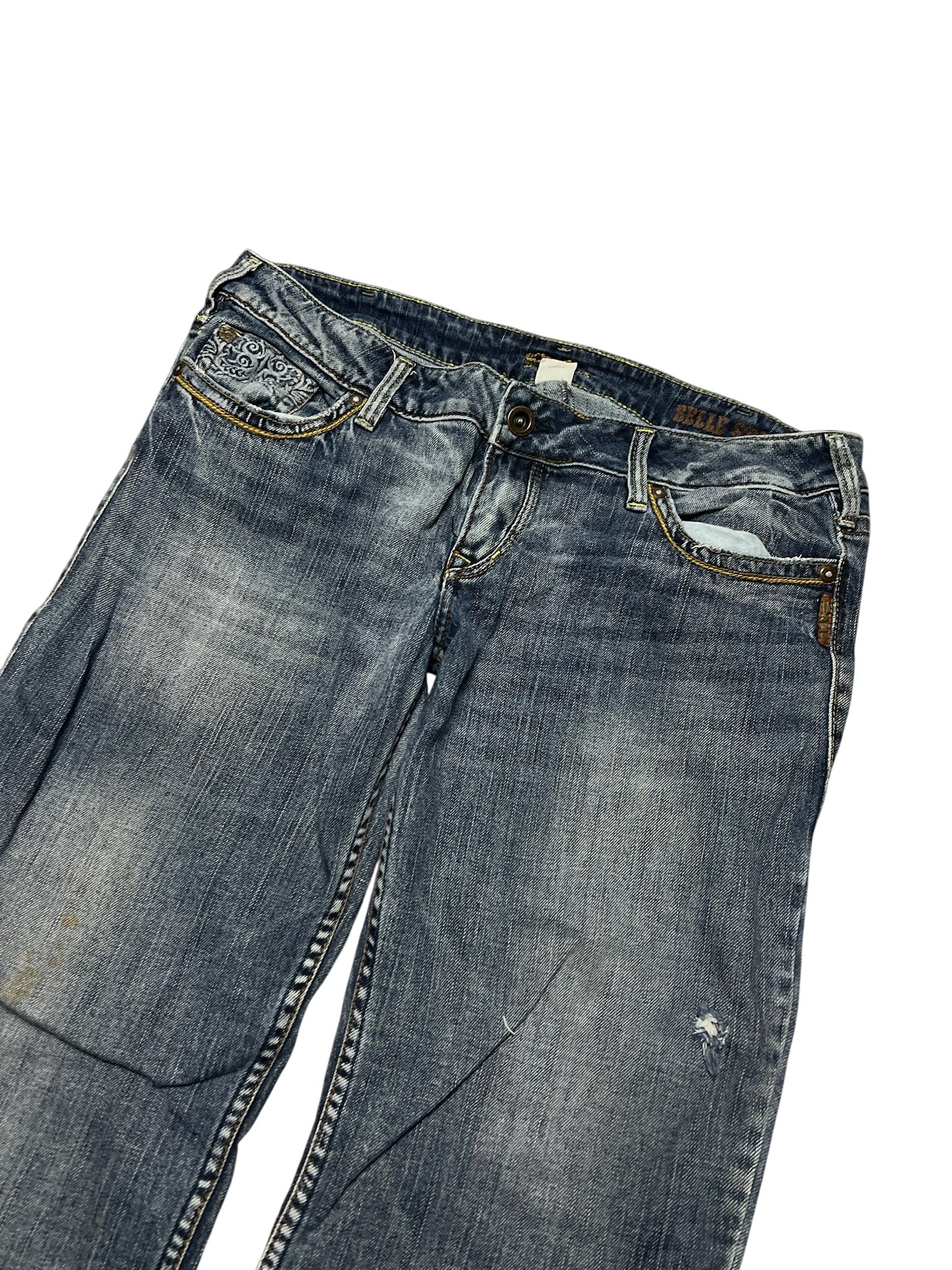 Y2K BOOTCUT WOMEN LOW WAIST JEANS (346)