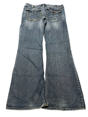 Y2K BOOTCUT WOMEN LOW WAIST JEANS (346)