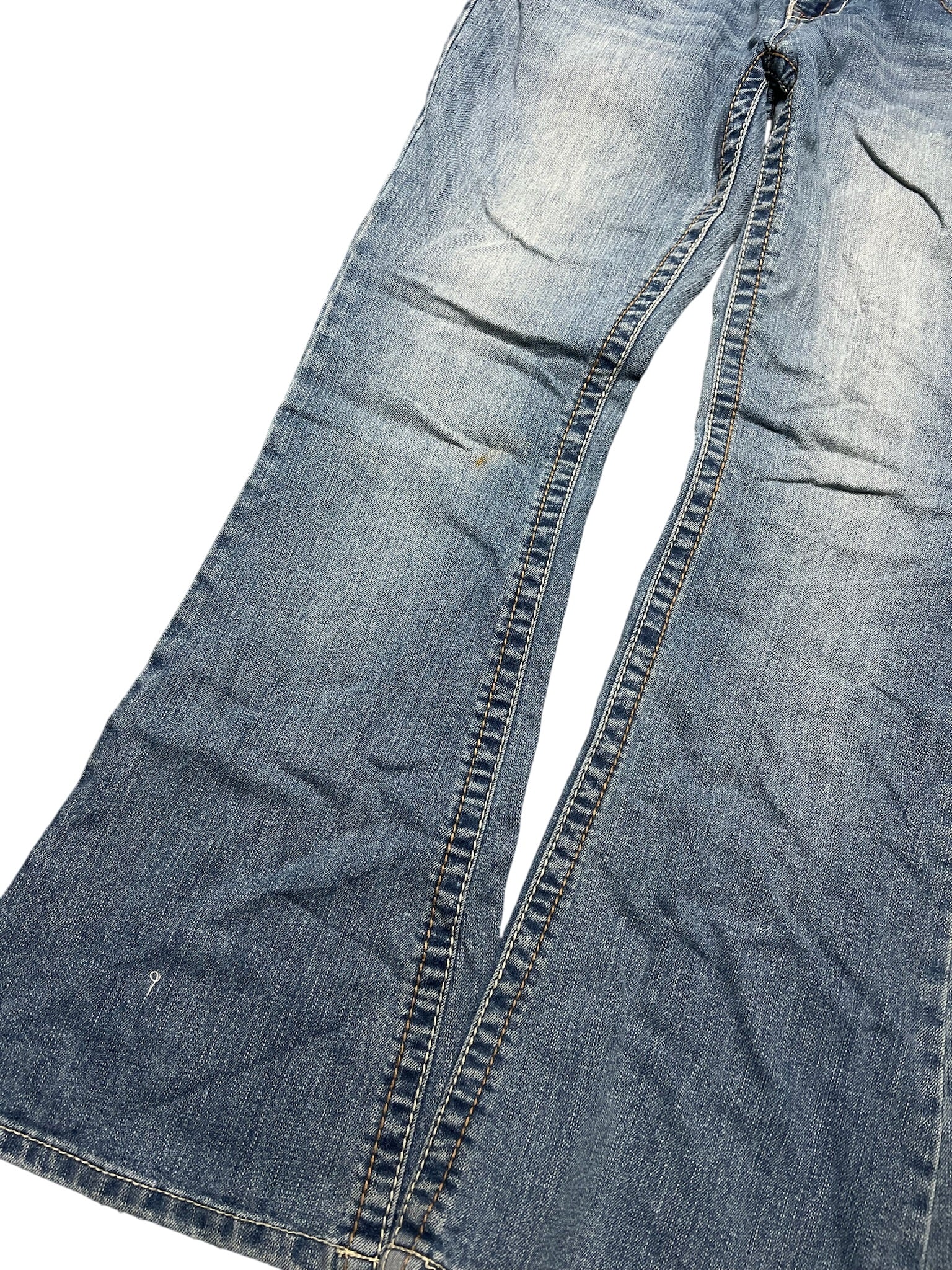 Y2K BOOTCUT WOMEN LOW WAIST JEANS (348)