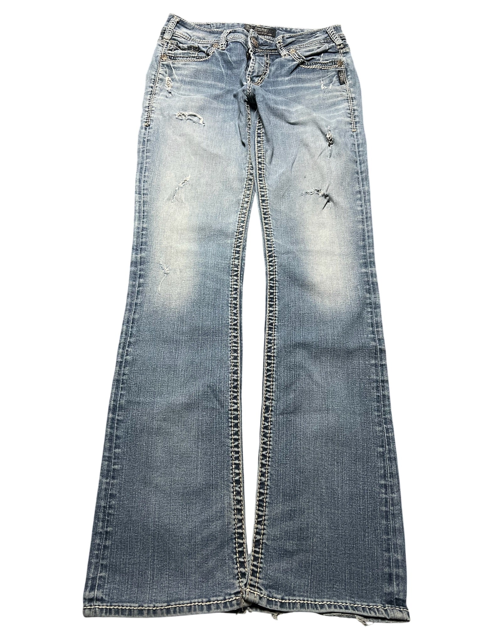 Y2K BOOTCUT WOMEN LOW WAIST JEANS (300)