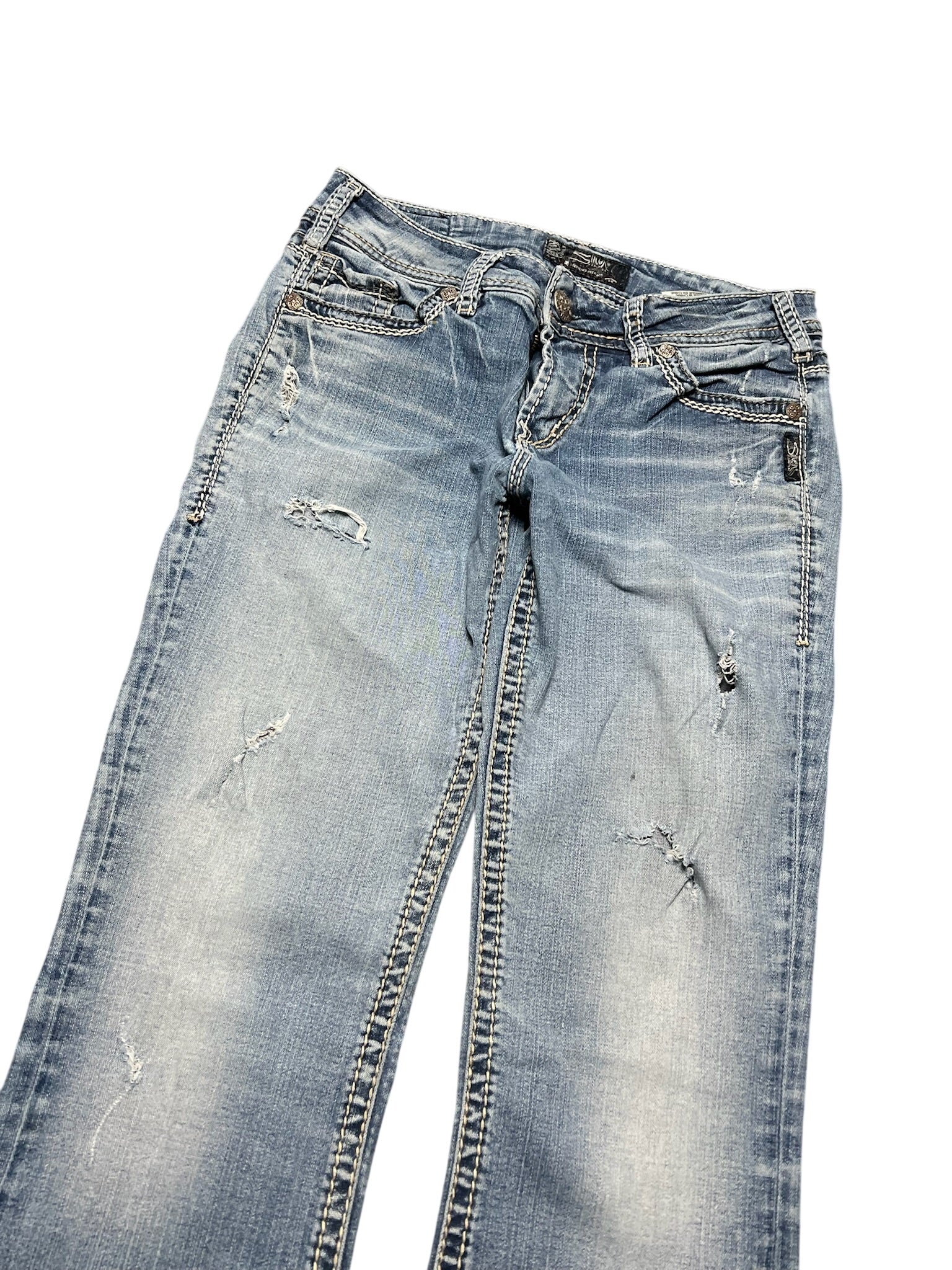Y2K BOOTCUT WOMEN LOW WAIST JEANS (300)