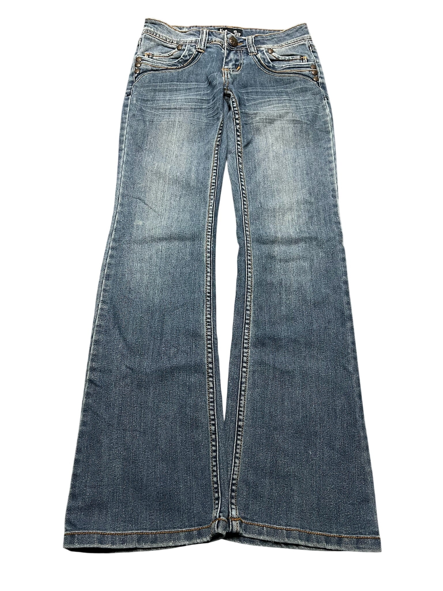 Y2K BOOTCUT WOMEN LOW WAIST JEANS (302)