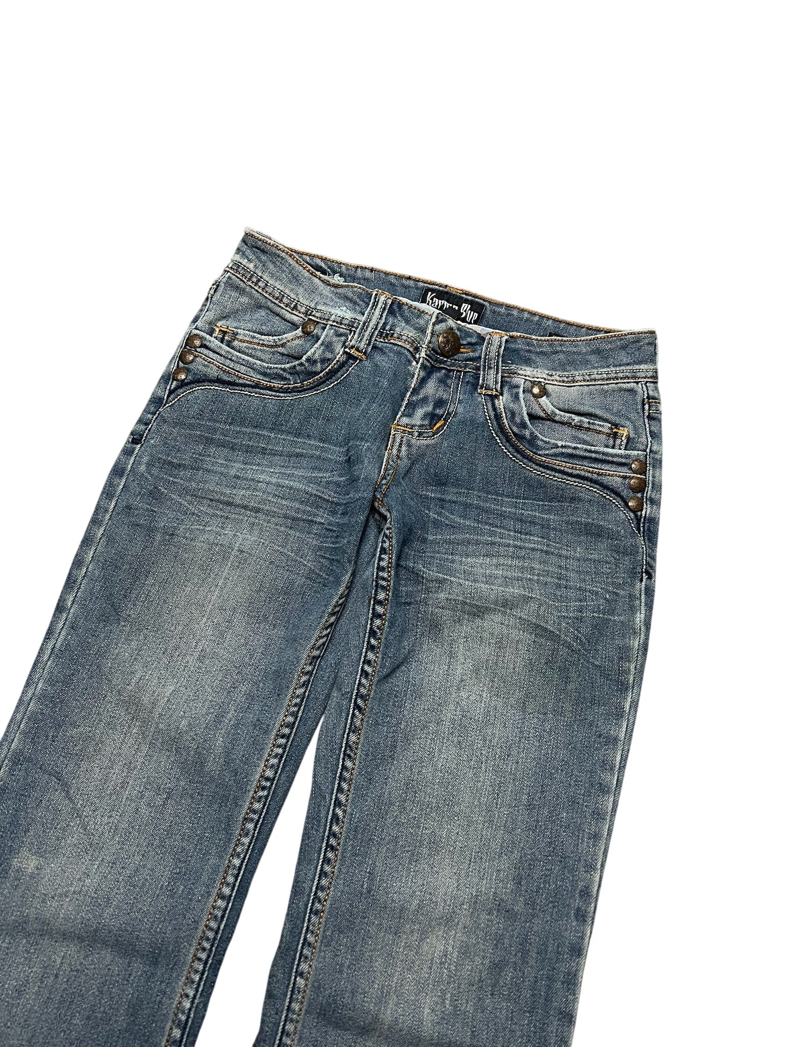 Y2K BOOTCUT WOMEN LOW WAIST JEANS (302)